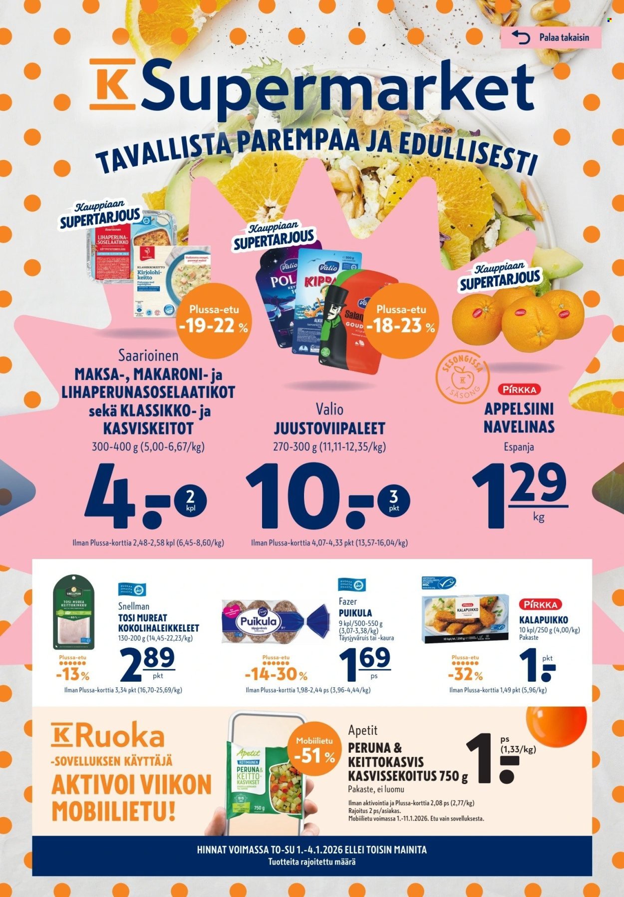 K-SUPERMARKET tarjoukset - Tavallista parempaa ja edullisesti