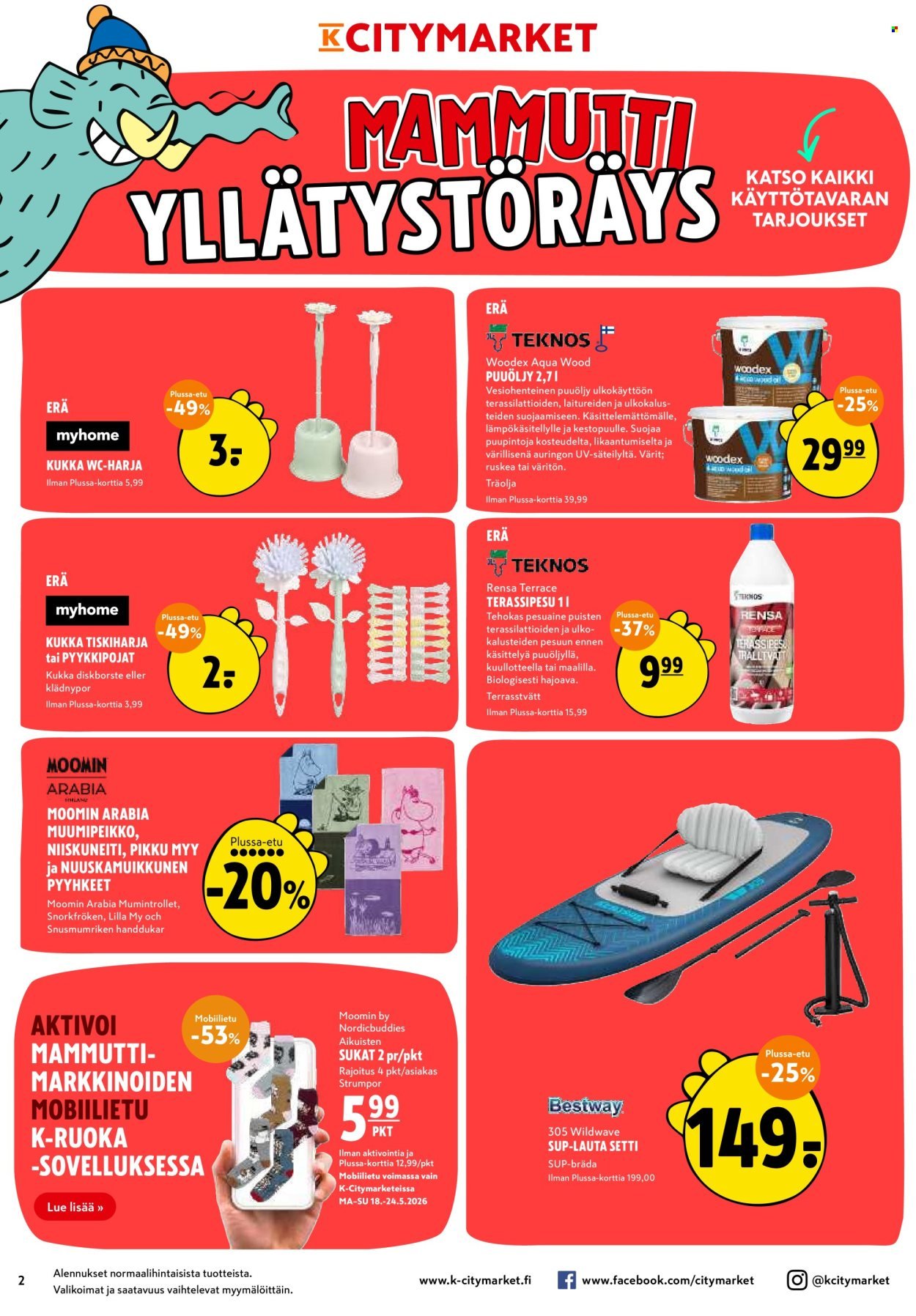 K-CITYMARKET tarjoukset - Alkaen TO 21.5.2026