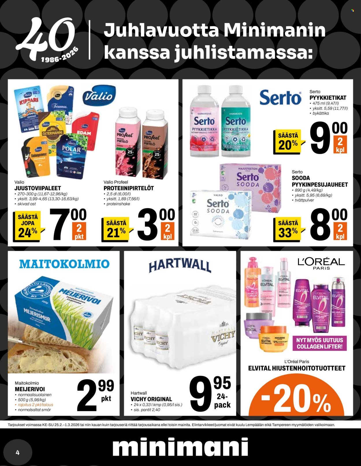 MINIMANI tarjoukset - Alkaen KE 25.2.2026