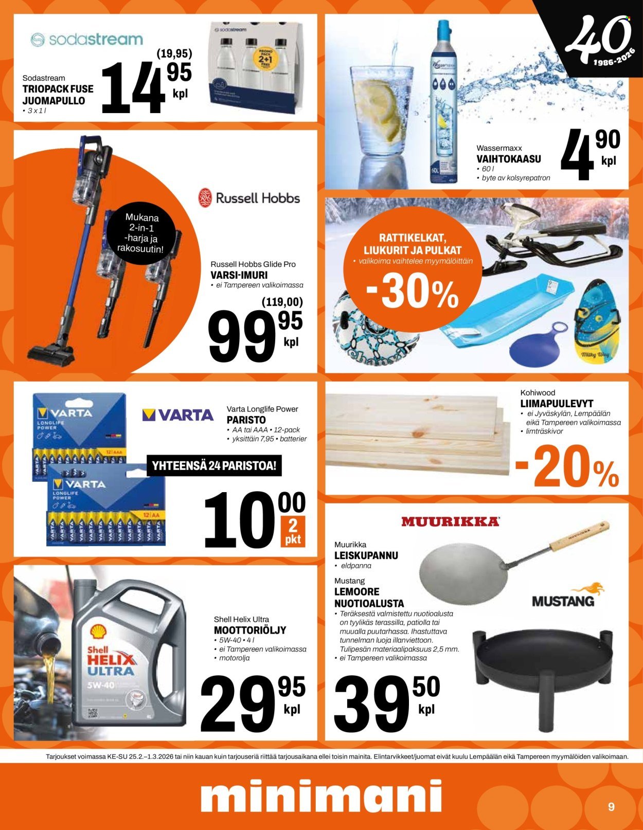 MINIMANI tarjoukset - Alkaen KE 25.2.2026