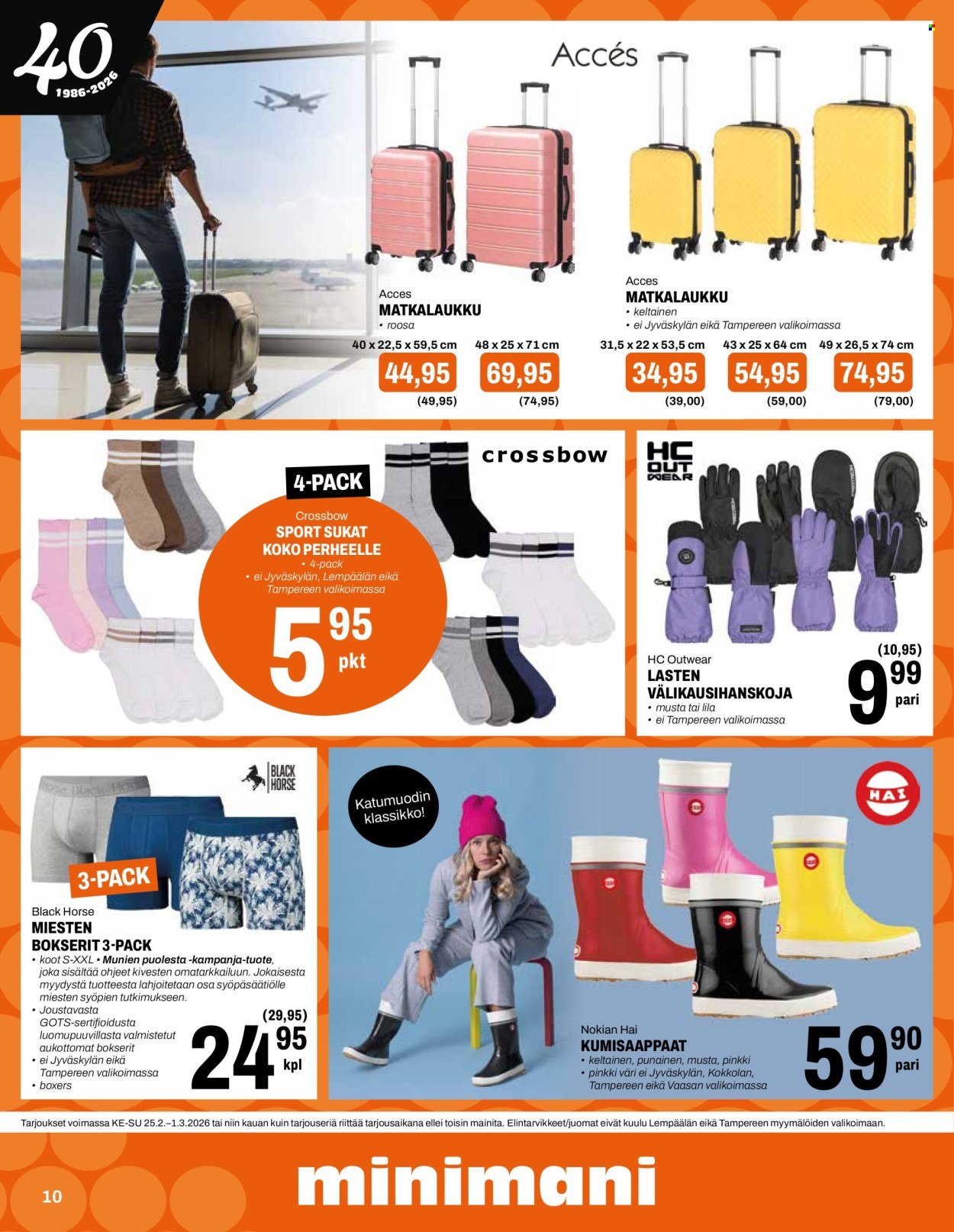 MINIMANI tarjoukset - Alkaen KE 25.2.2026