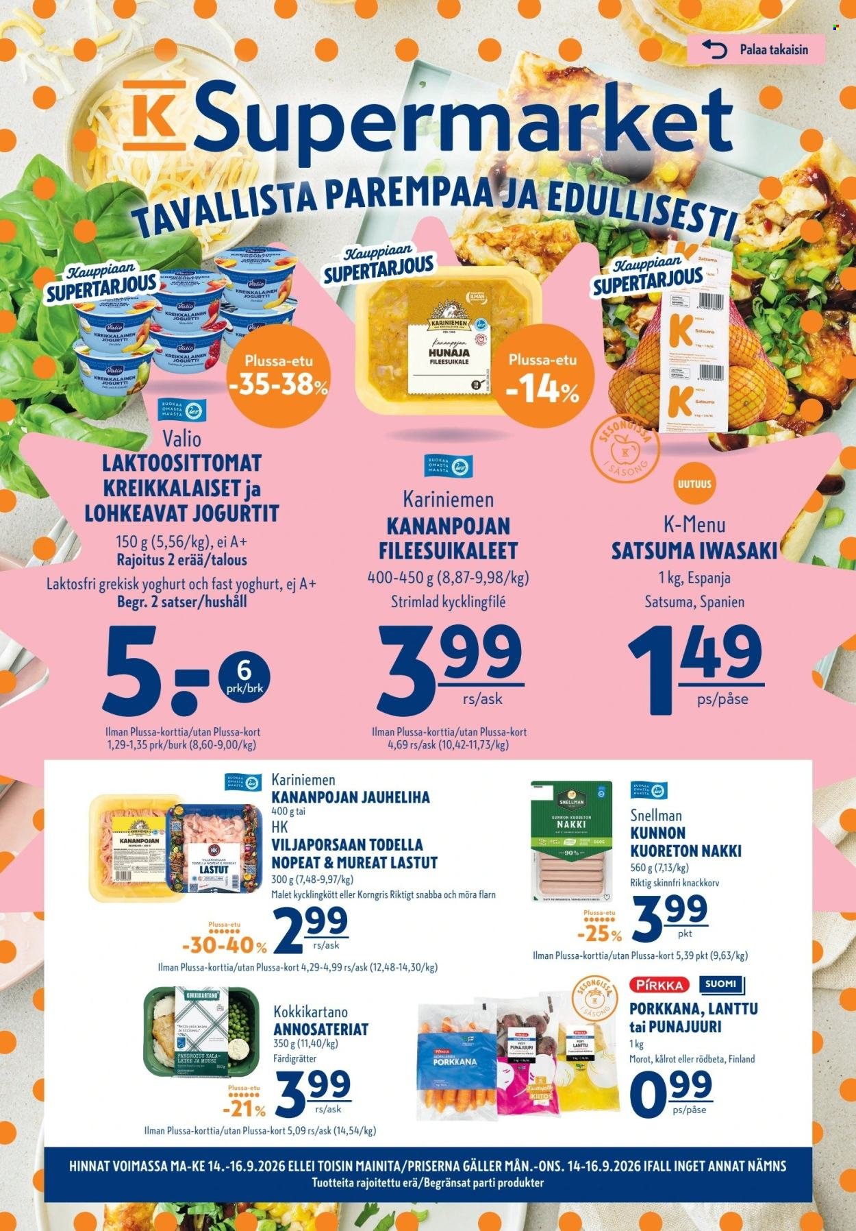 K-SUPERMARKET tarjoukset - Tavallista parempaa ja edullisesti