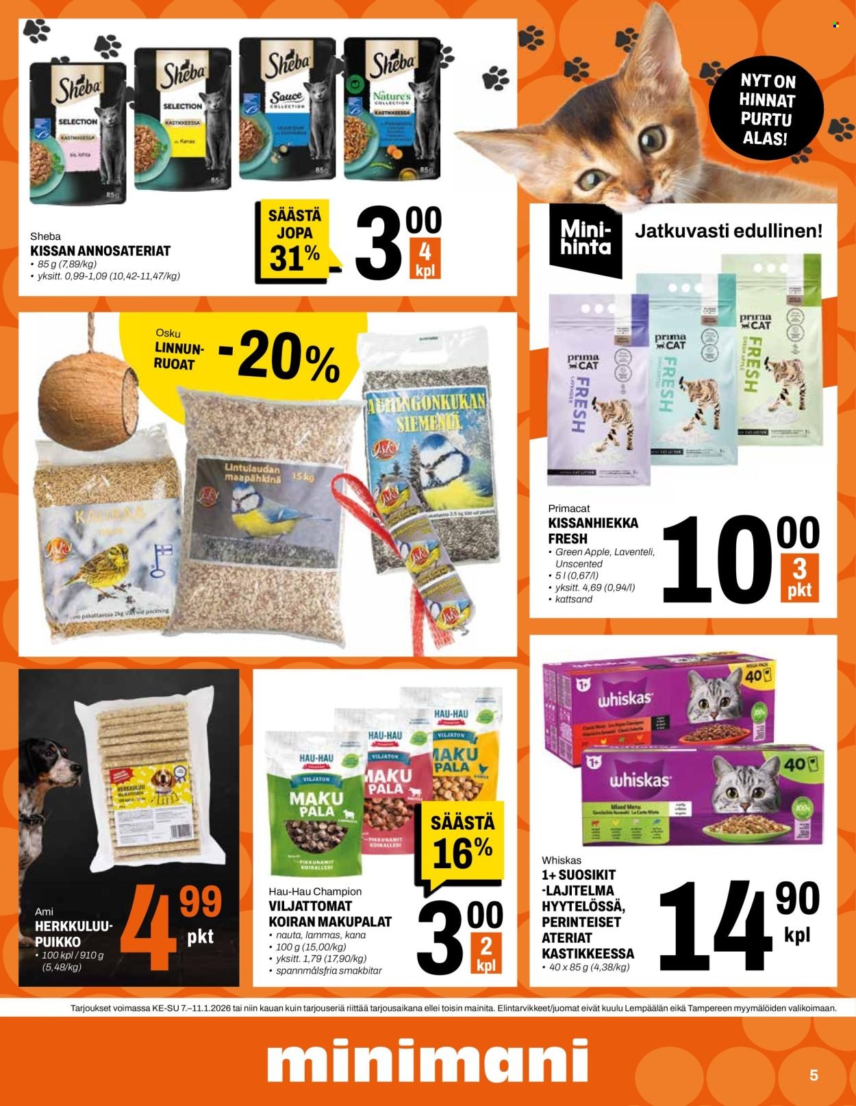 MINIMANI tarjoukset - Alkaen KE 7.1.2026