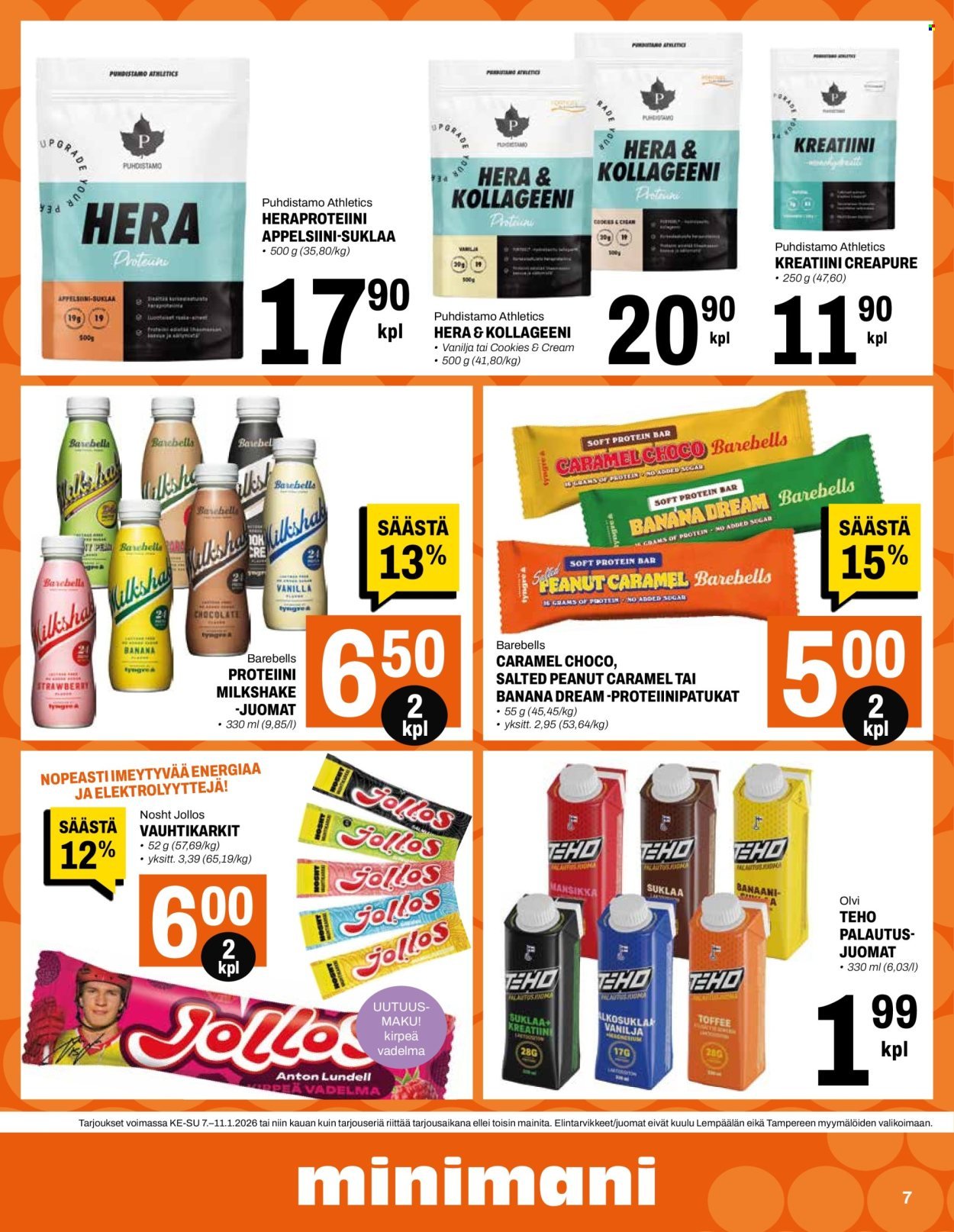 MINIMANI tarjoukset - Alkaen KE 7.1.2026