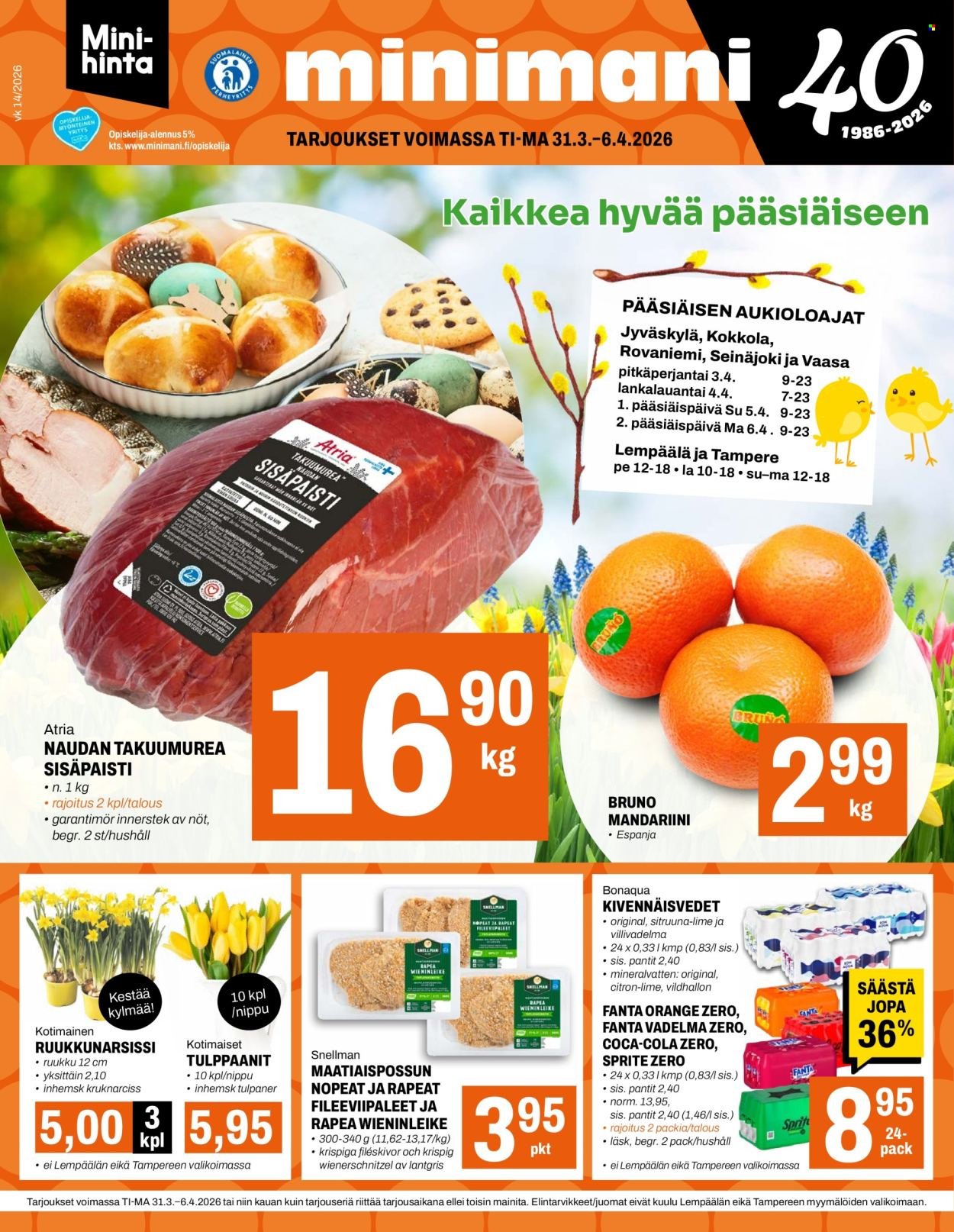 MINIMANI tarjoukset - Alkaen TI 31.3.2026