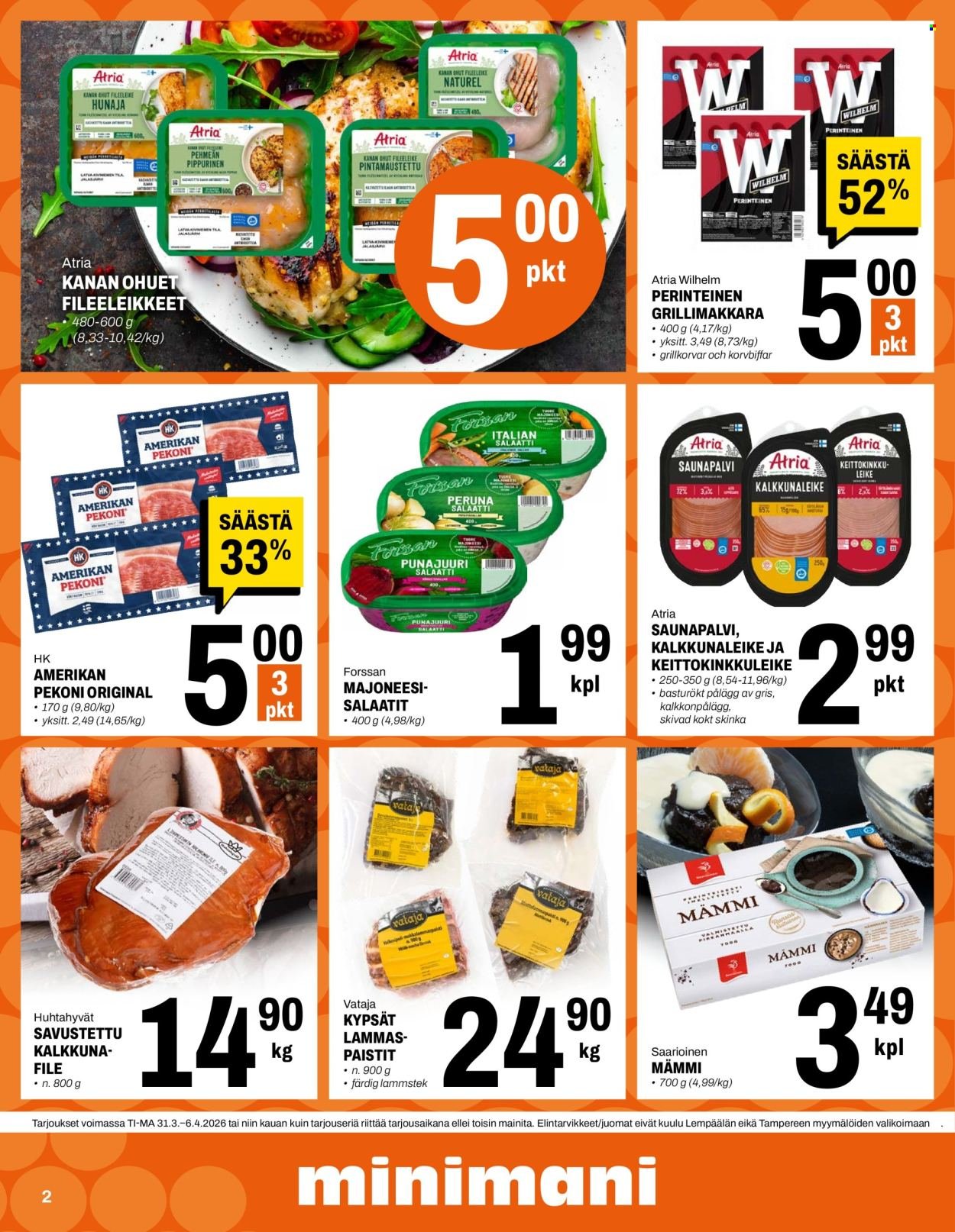 MINIMANI tarjoukset - Alkaen TI 31.3.2026