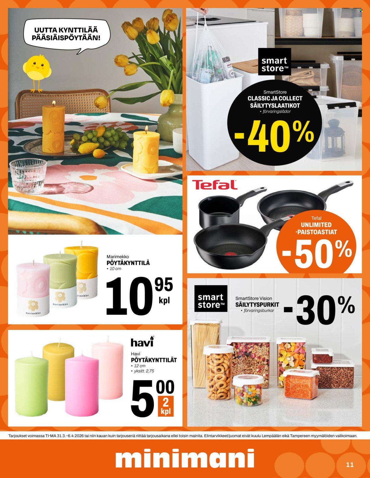 MINIMANI tarjoukset - Alkaen TI 31.3.2026