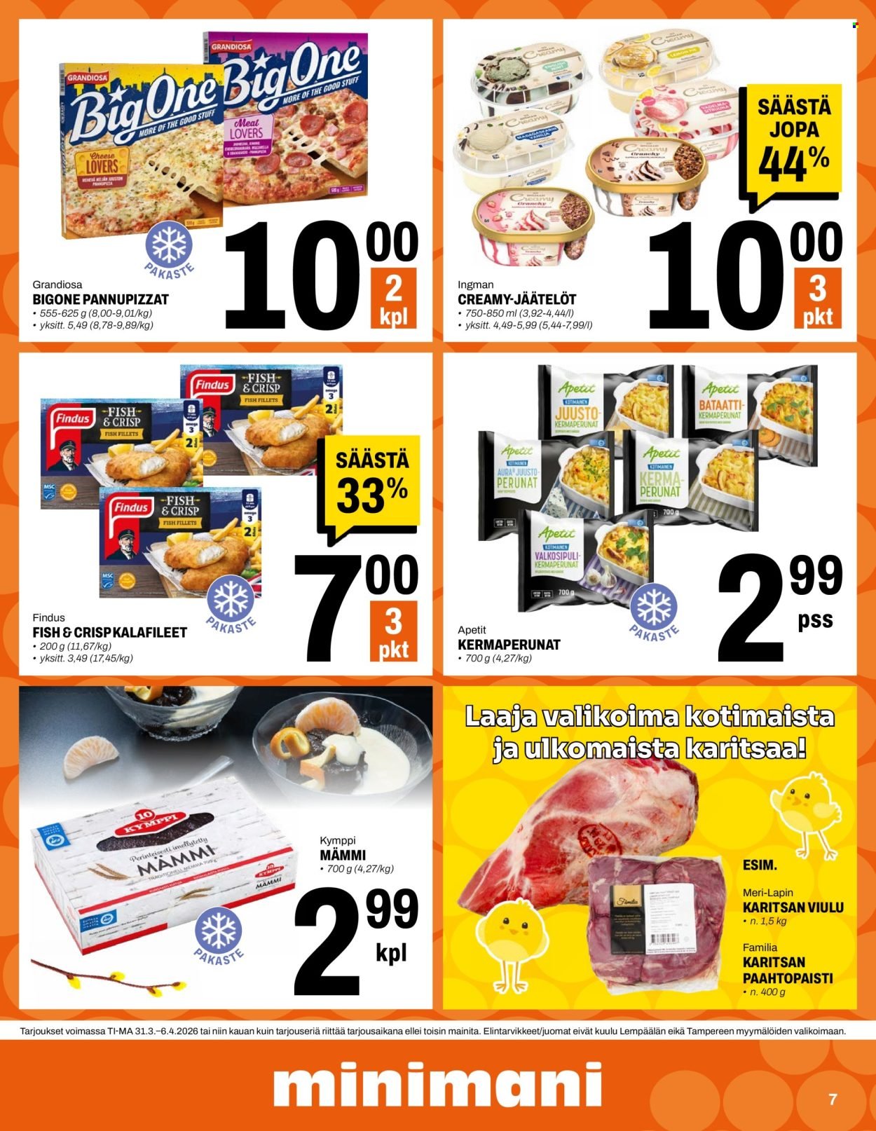 MINIMANI tarjoukset - Alkaen TI 31.3.2026