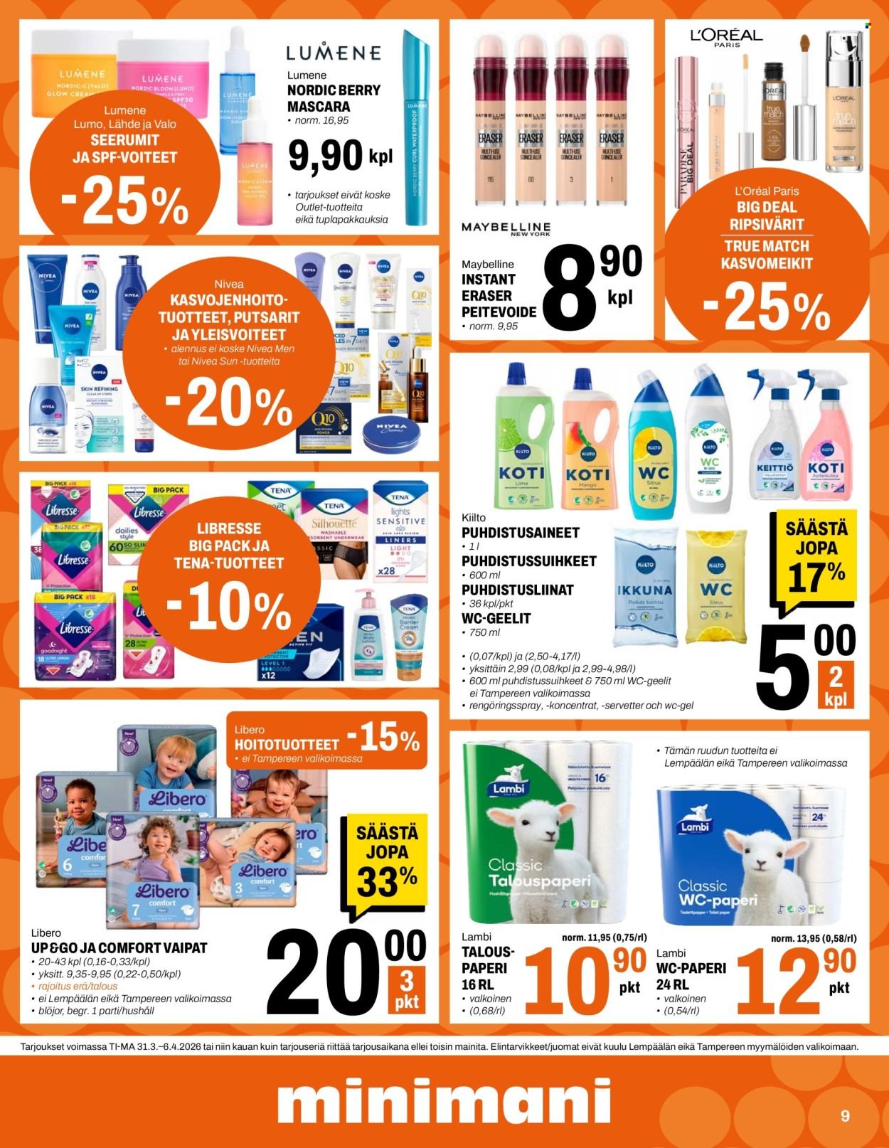 MINIMANI tarjoukset - Alkaen TI 31.3.2026
