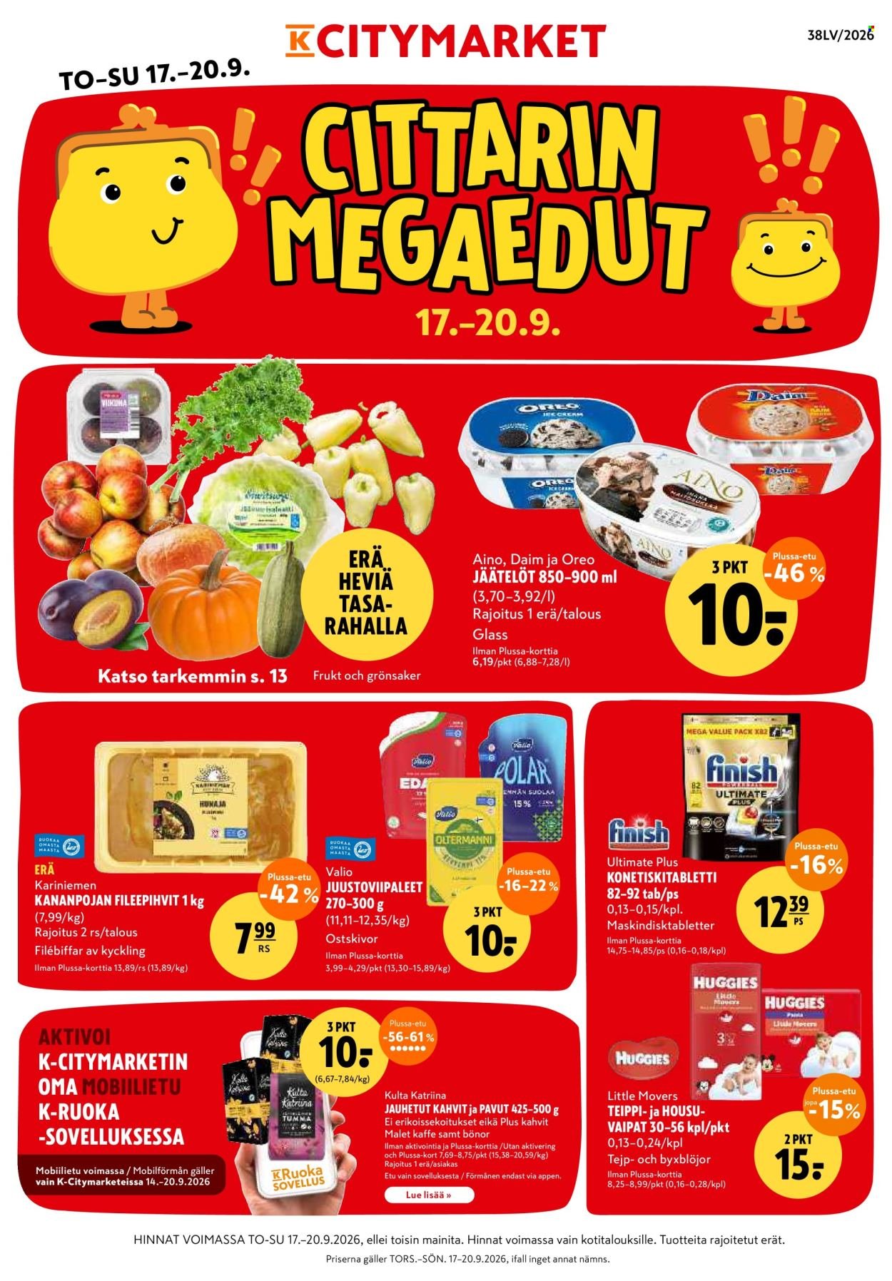 K-CITYMARKET tarjoukset - Alkaen TO 17.9.2026