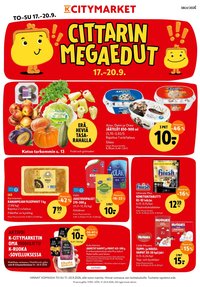K-CITYMARKET tarjoukset - Alkaen TO 17.9.2026