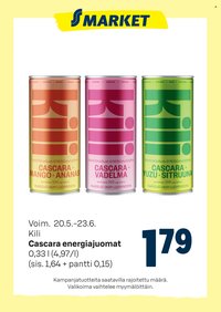 S-MARKET tarjoukset - Kili energiajuomat