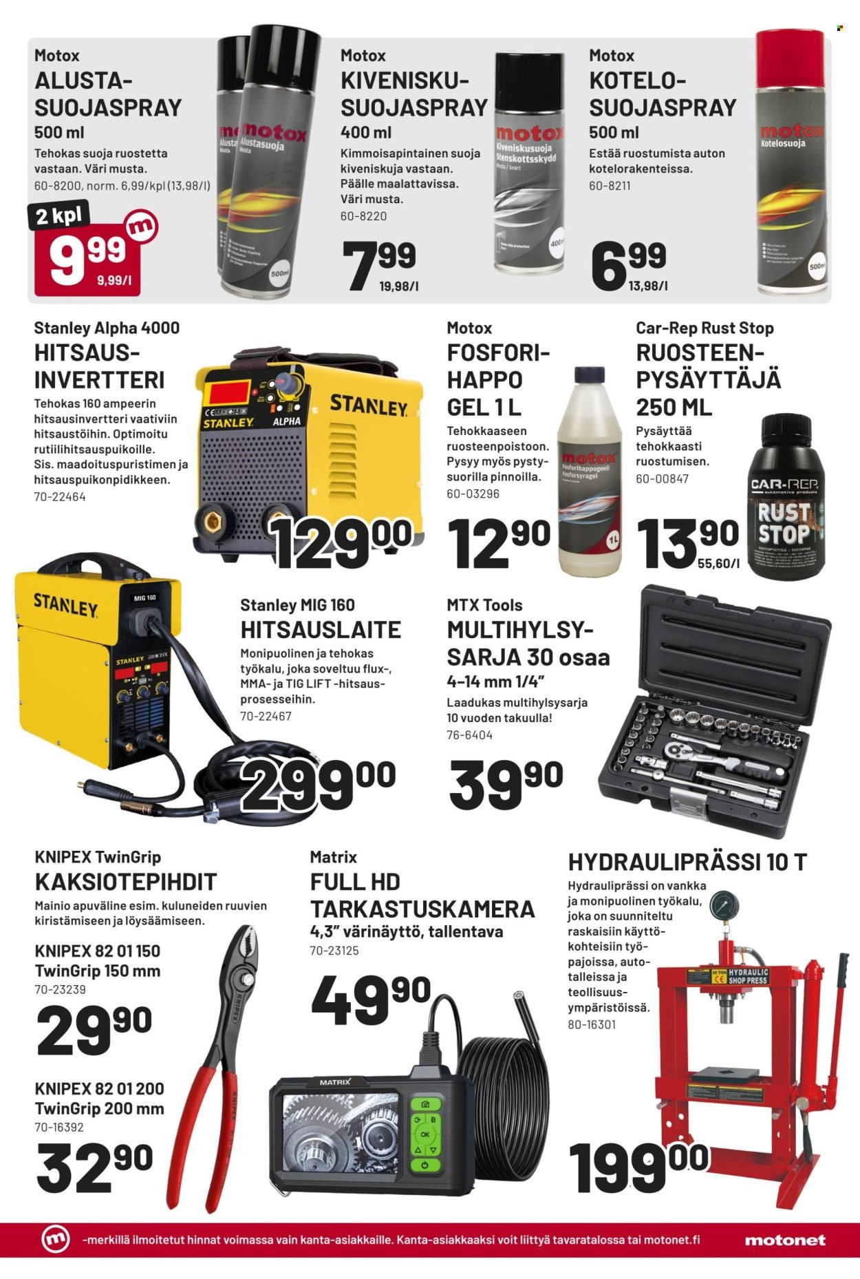 MOTONET tarjoukset - Elokuun lehti