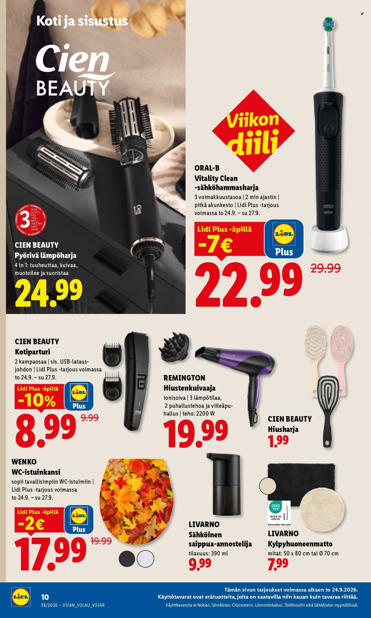 LIDL tarjoukset - Alkaen TO 24.9.2026