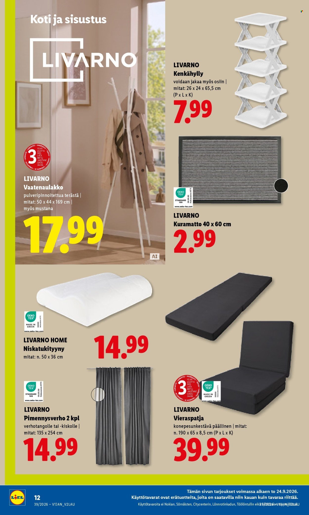 LIDL tarjoukset - Alkaen TO 24.9.2026