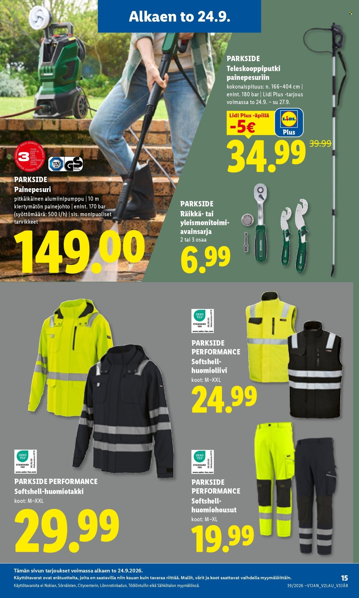 LIDL tarjoukset - Alkaen TO 24.9.2026