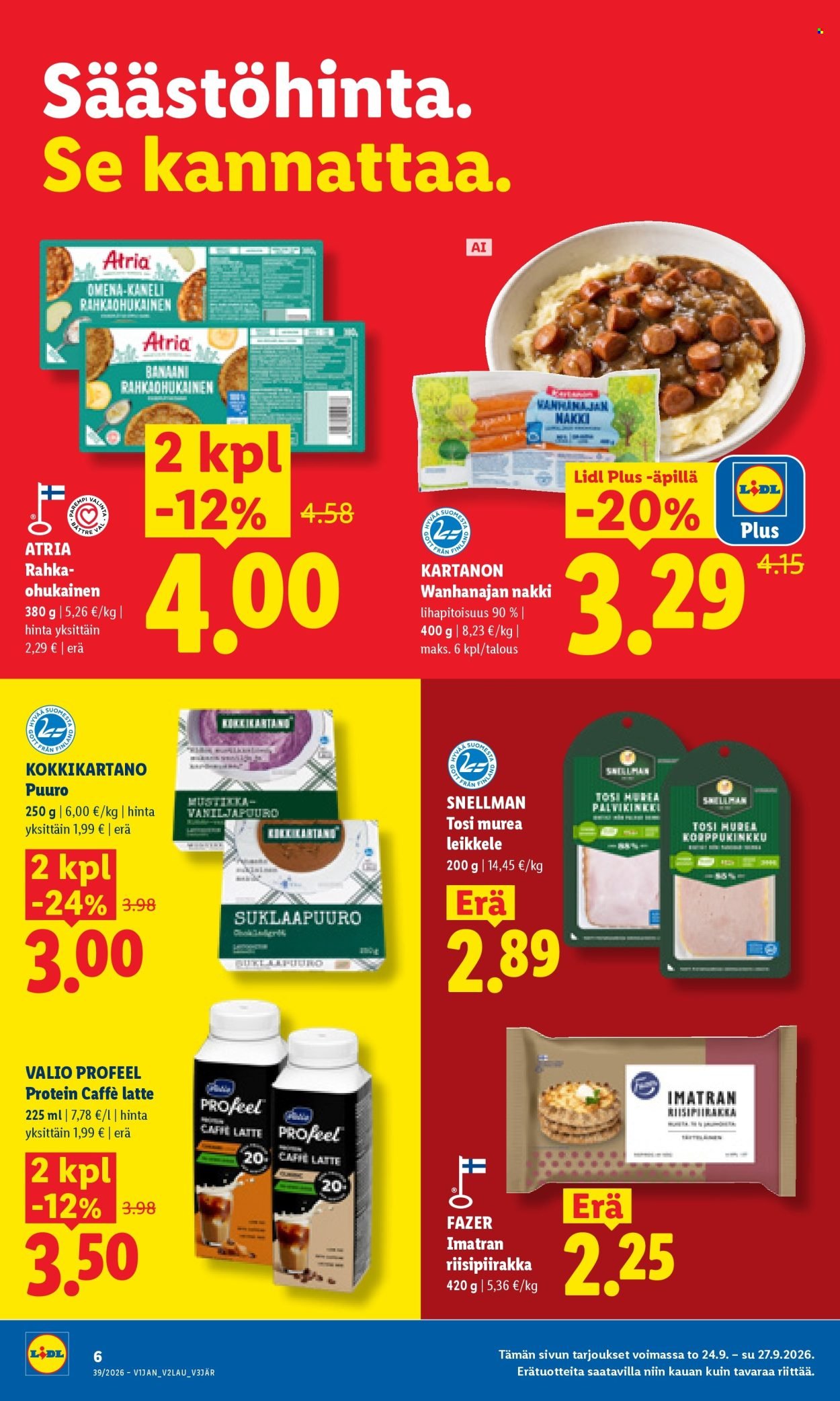 LIDL tarjoukset - Alkaen TO 24.9.2026