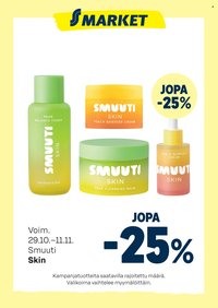 S-MARKET tarjoukset - Smuuti skin (2025-10-29 - 2025-11-11)