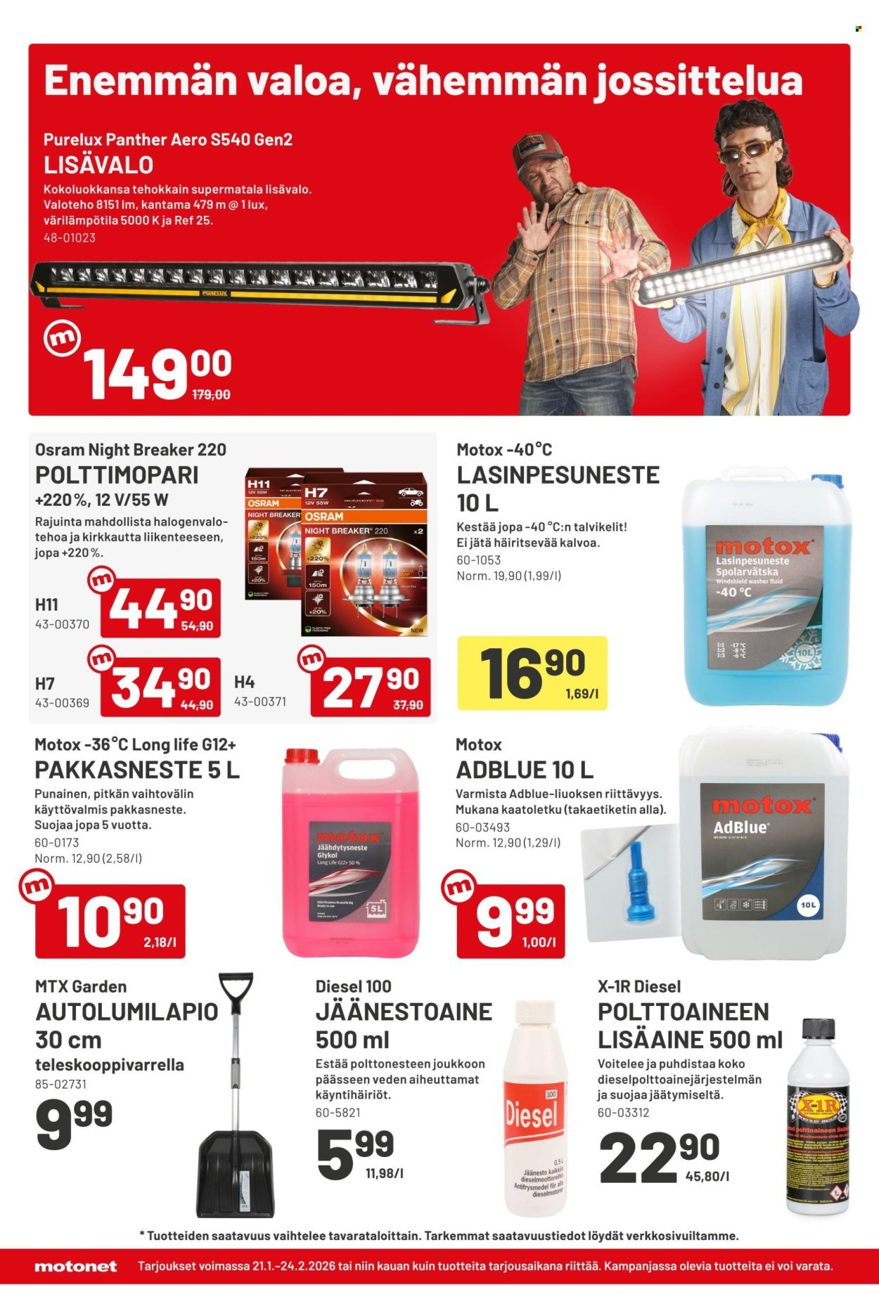 MOTONET tarjoukset - Hommat hanskassa!