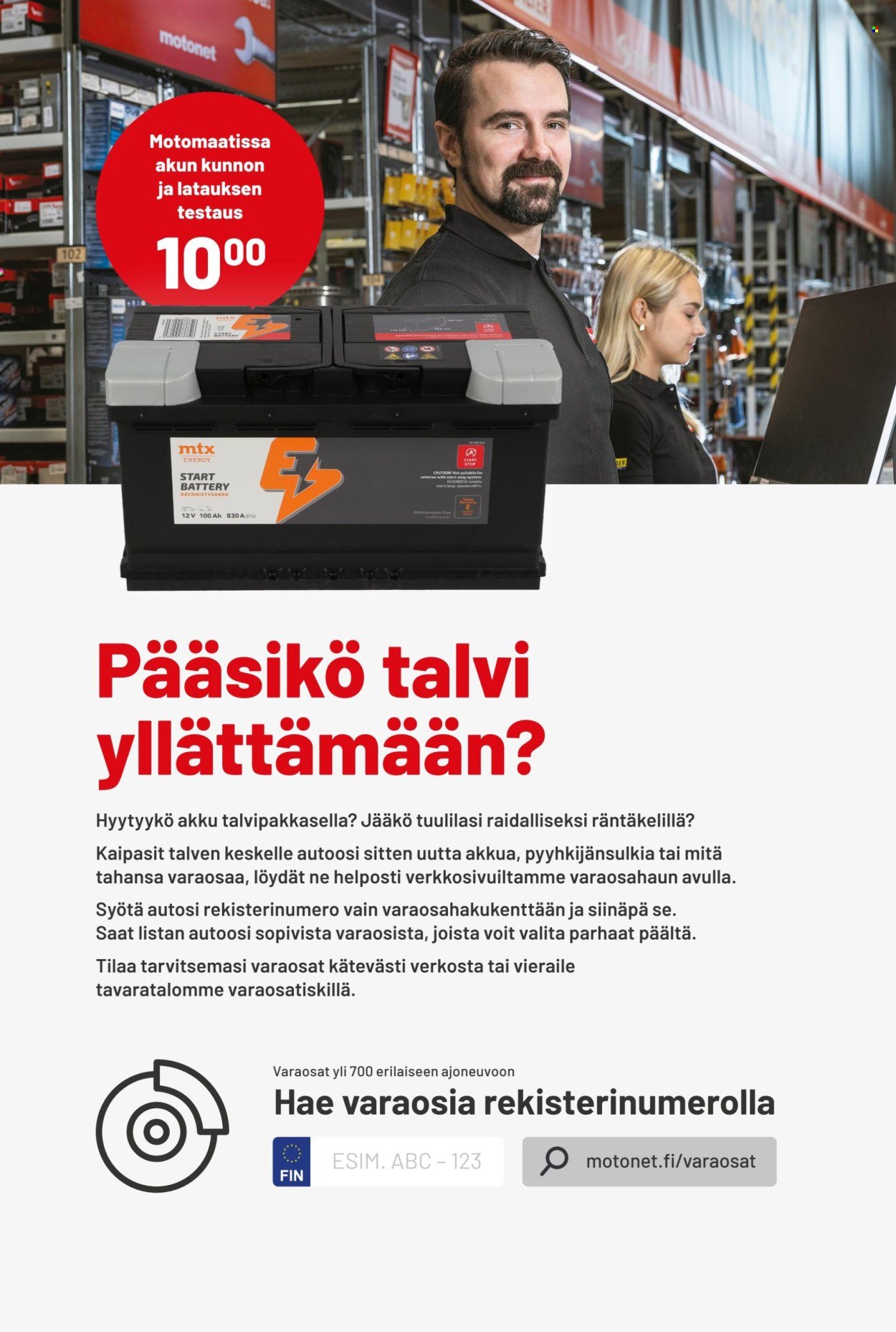 MOTONET tarjoukset - Hommat hanskassa!
