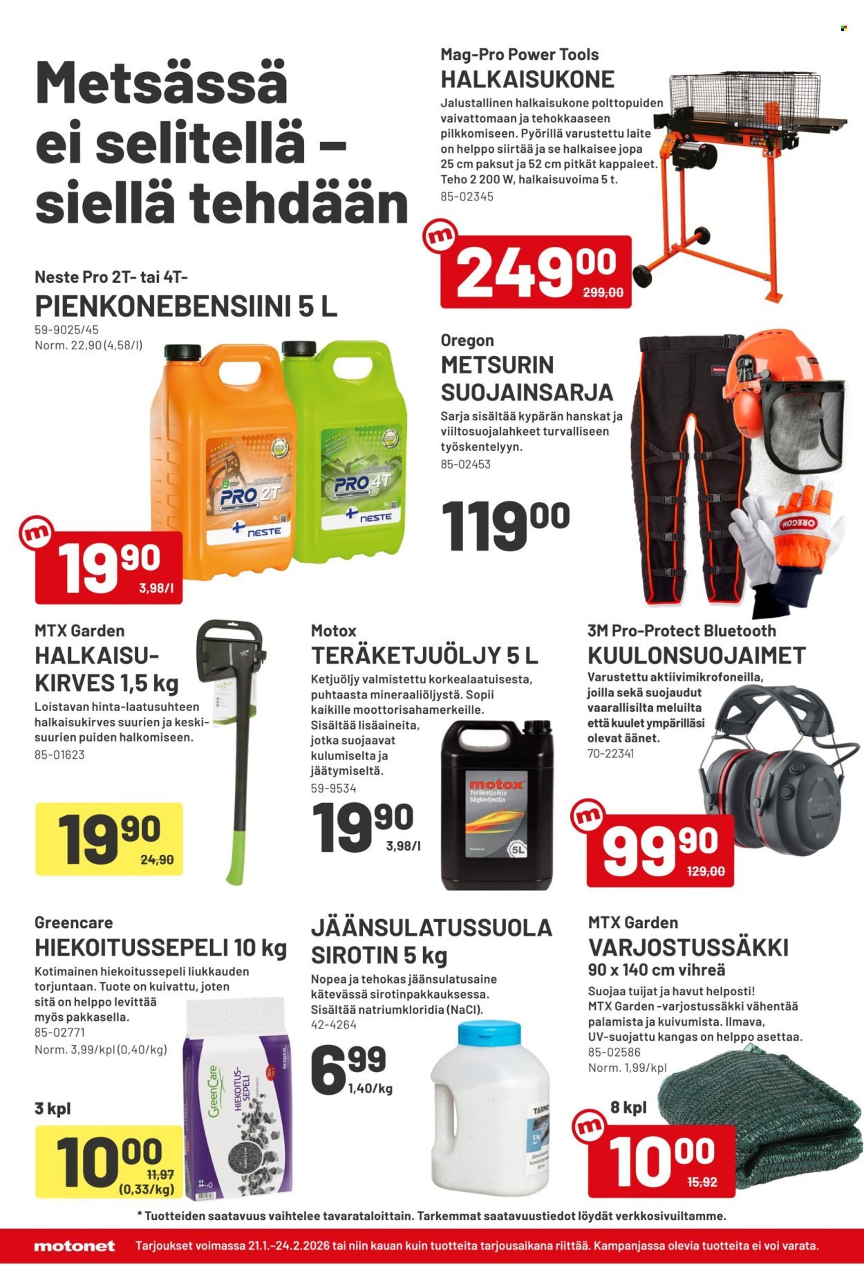 MOTONET tarjoukset - Hommat hanskassa!