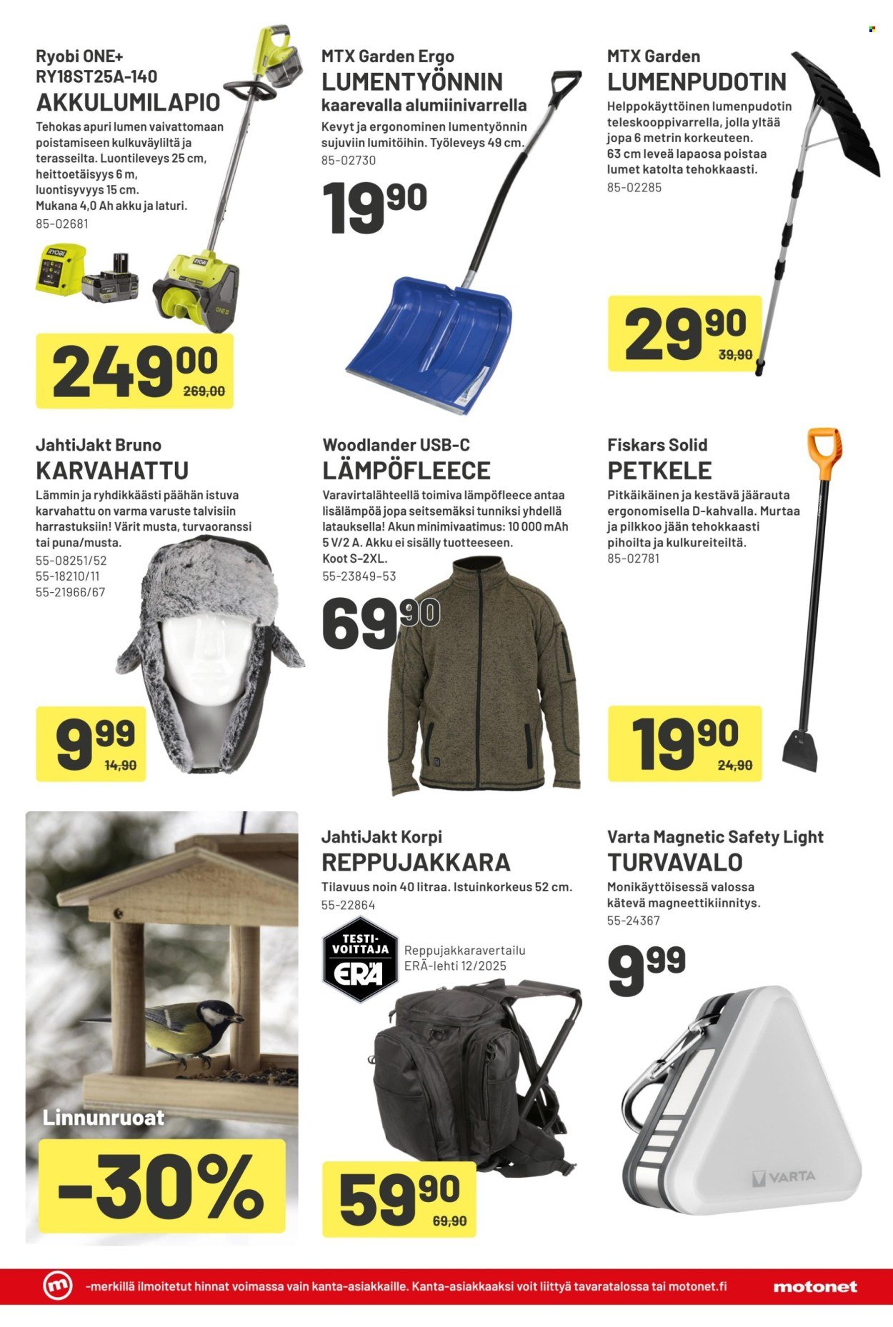 MOTONET tarjoukset - Hommat hanskassa!