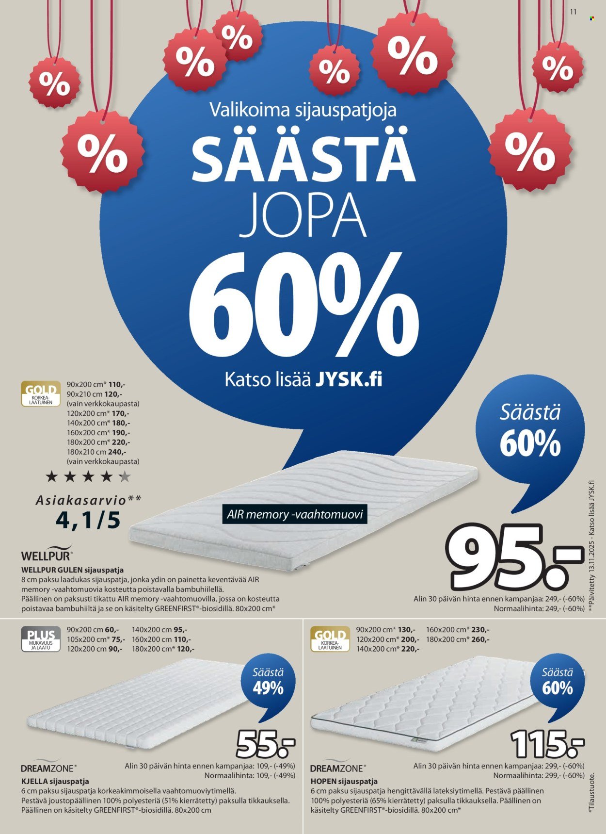 JYSK tarjoukset - Viikon tarjoukset