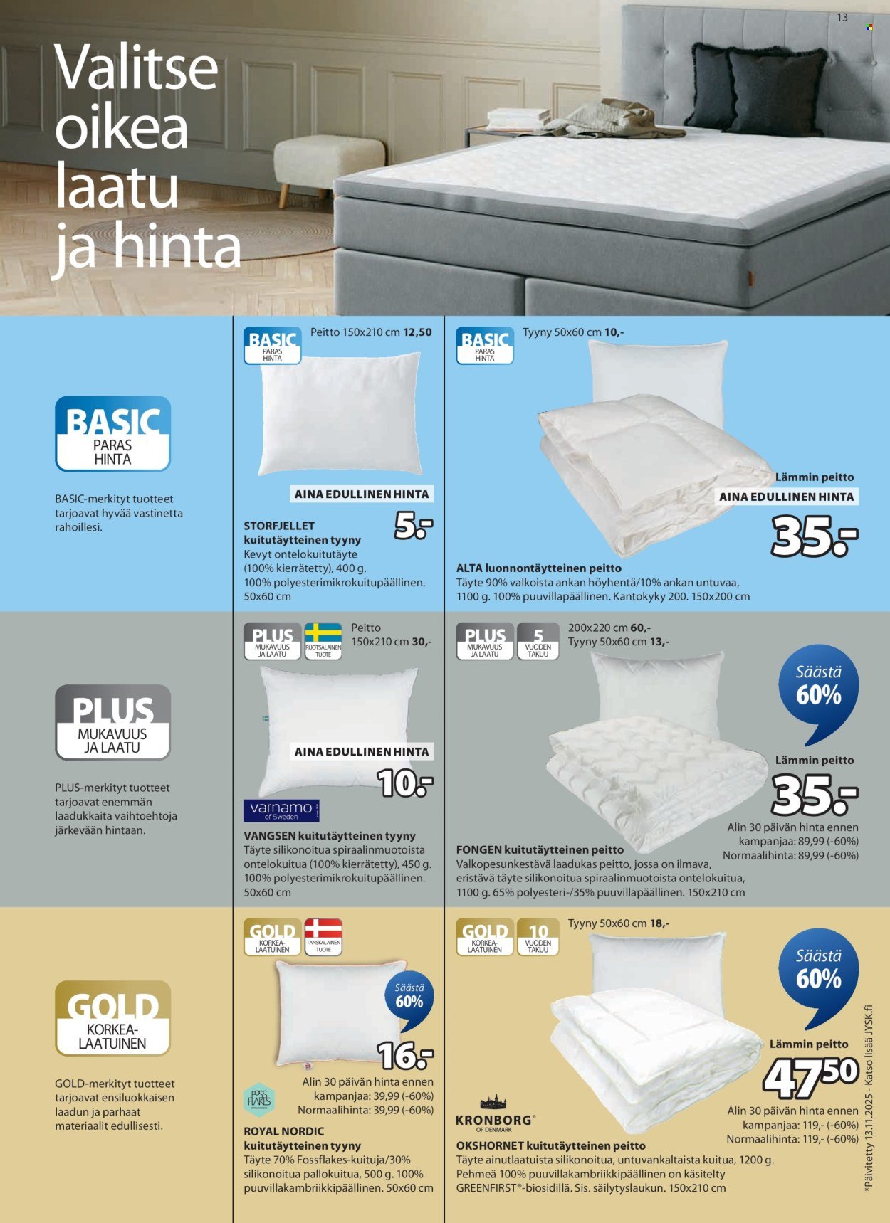 JYSK tarjoukset - Viikon tarjoukset