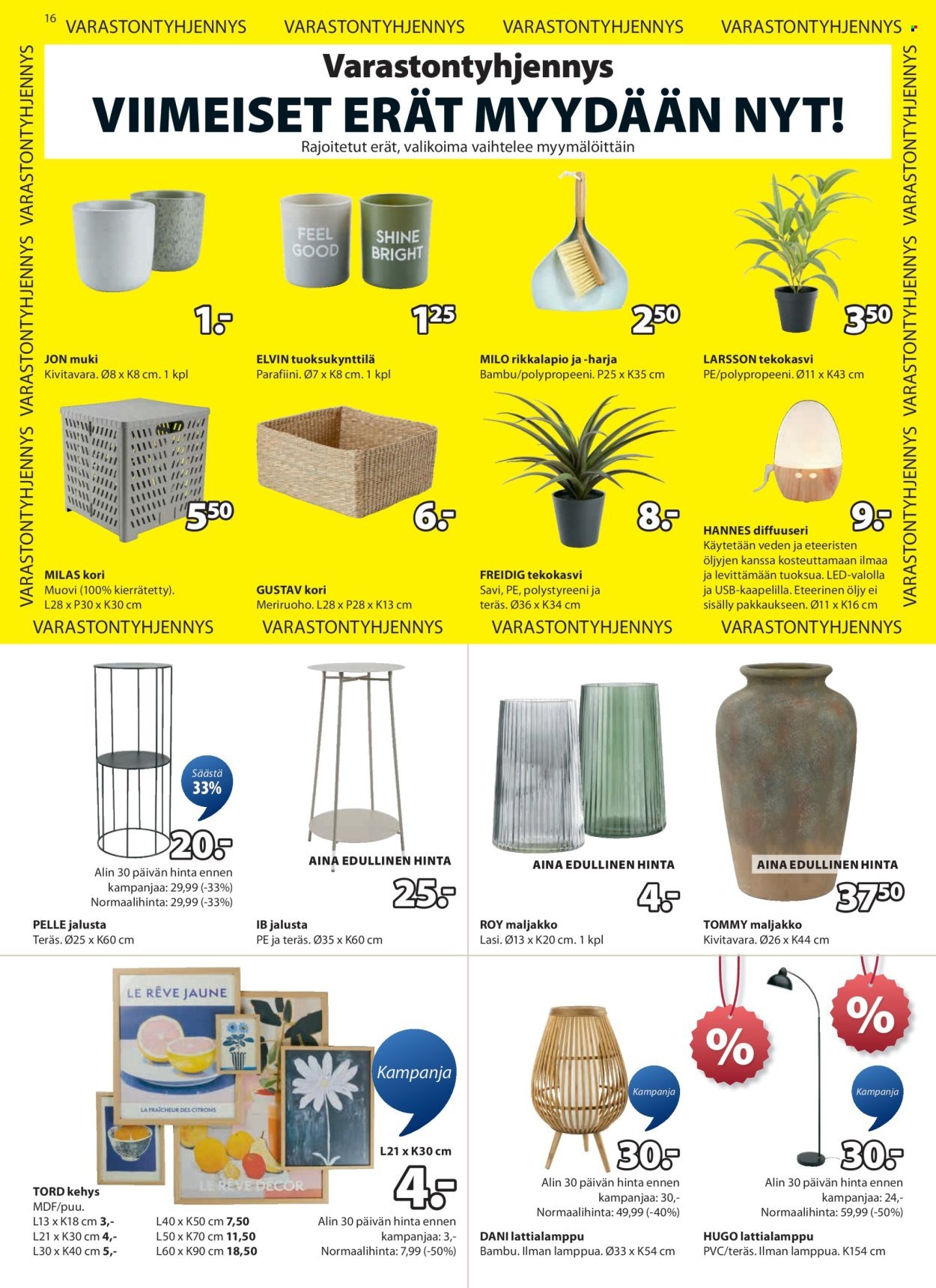 JYSK tarjoukset - Viikon tarjoukset