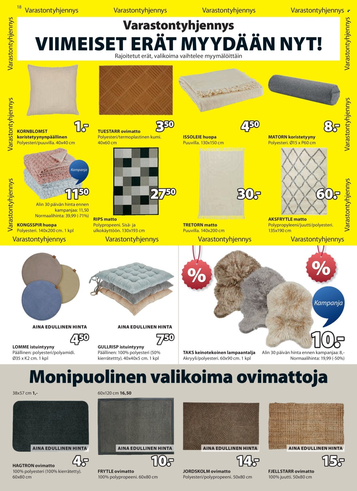 JYSK tarjoukset - Viikon tarjoukset