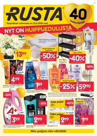 RUSTA tarjoukset - Alkaen MA 17.8.2026