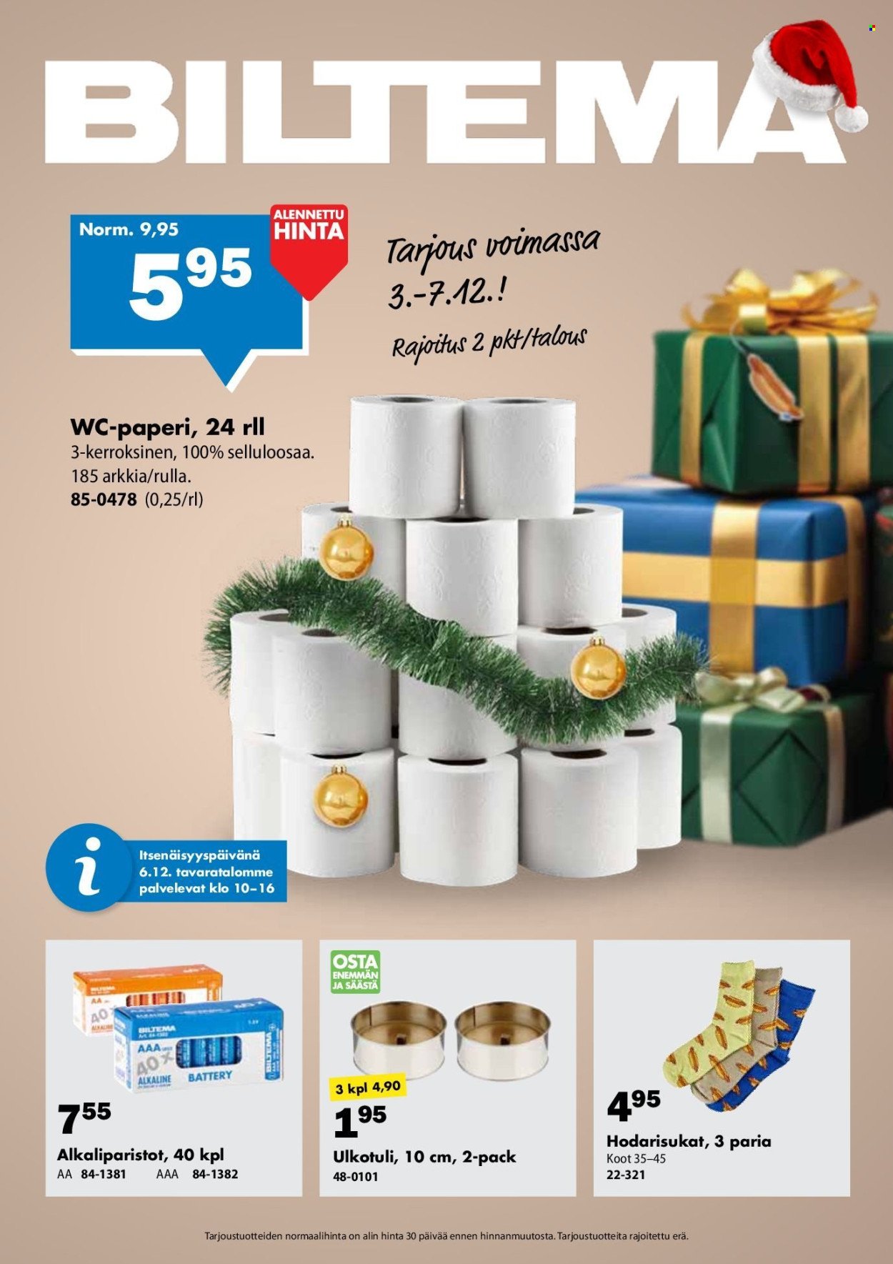 BILTEMA tarjoukset - Alkaen KE 3.12.2025