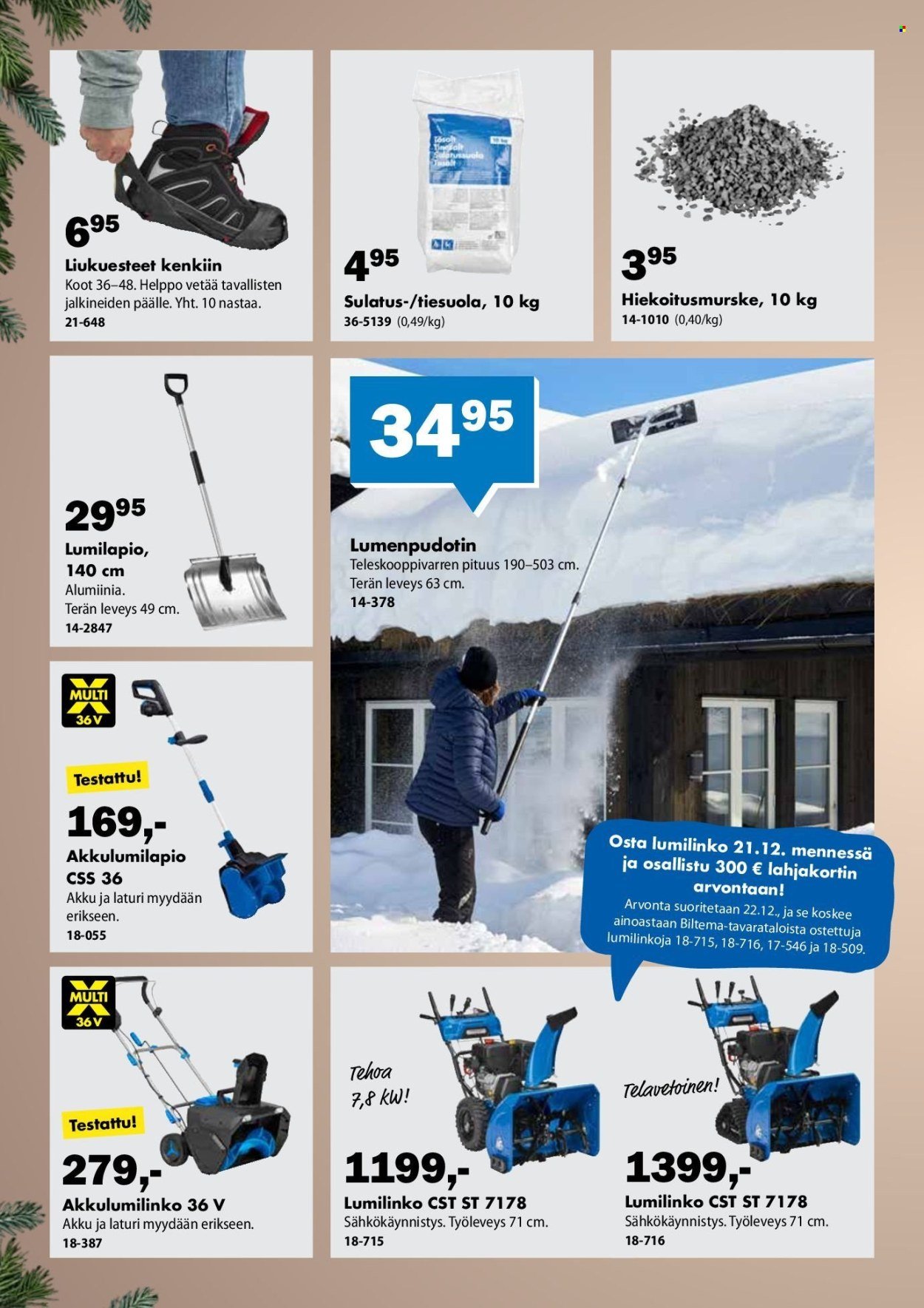 BILTEMA tarjoukset - Alkaen KE 3.12.2025