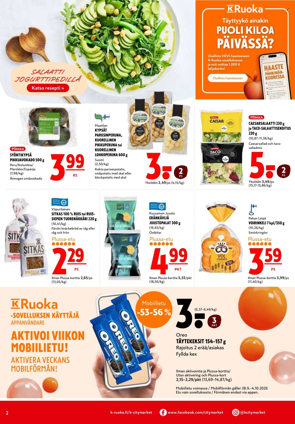 K-CITYMARKET tarjoukset - Alkaen TO 1.10.2026