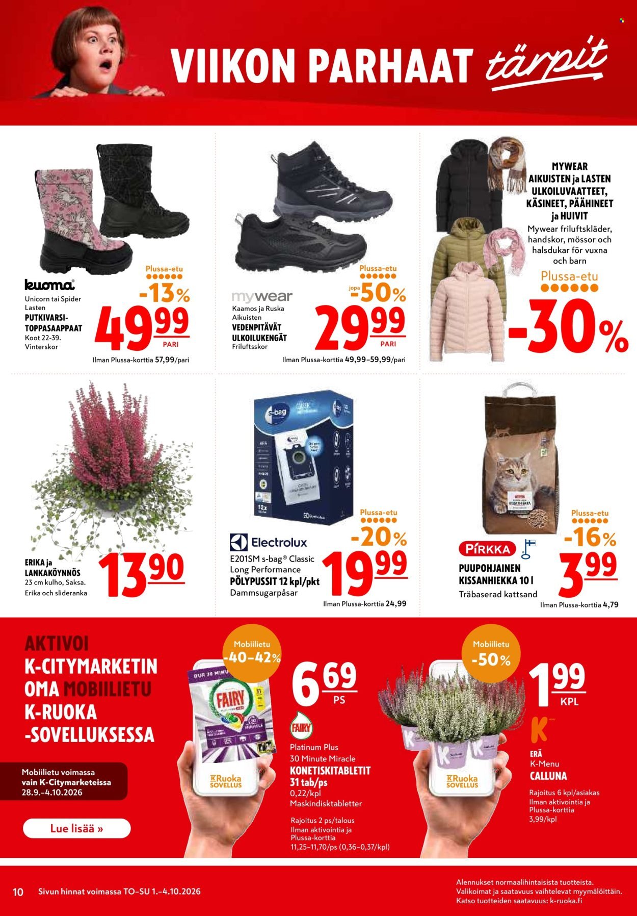 K-CITYMARKET tarjoukset - Alkaen TO 1.10.2026
