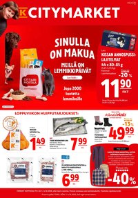 K-CITYMARKET tarjoukset - Alkaen TO 1.10.2026