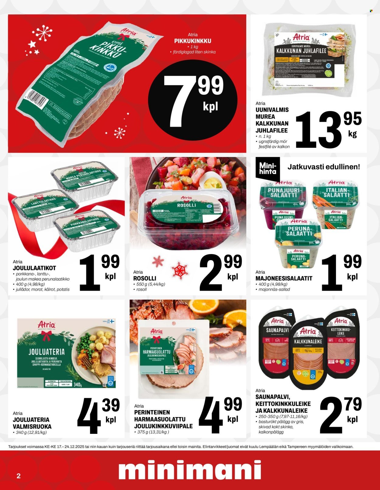 MINIMANI tarjoukset - Alkaen KE 17.12.2025