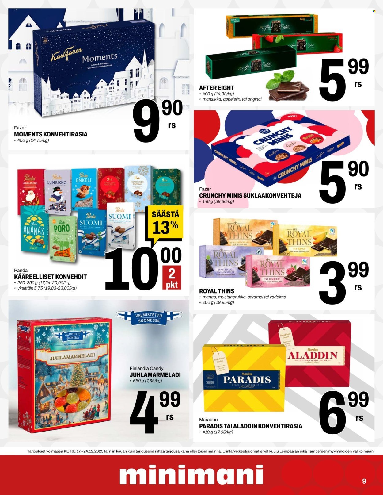 MINIMANI tarjoukset - Alkaen KE 17.12.2025