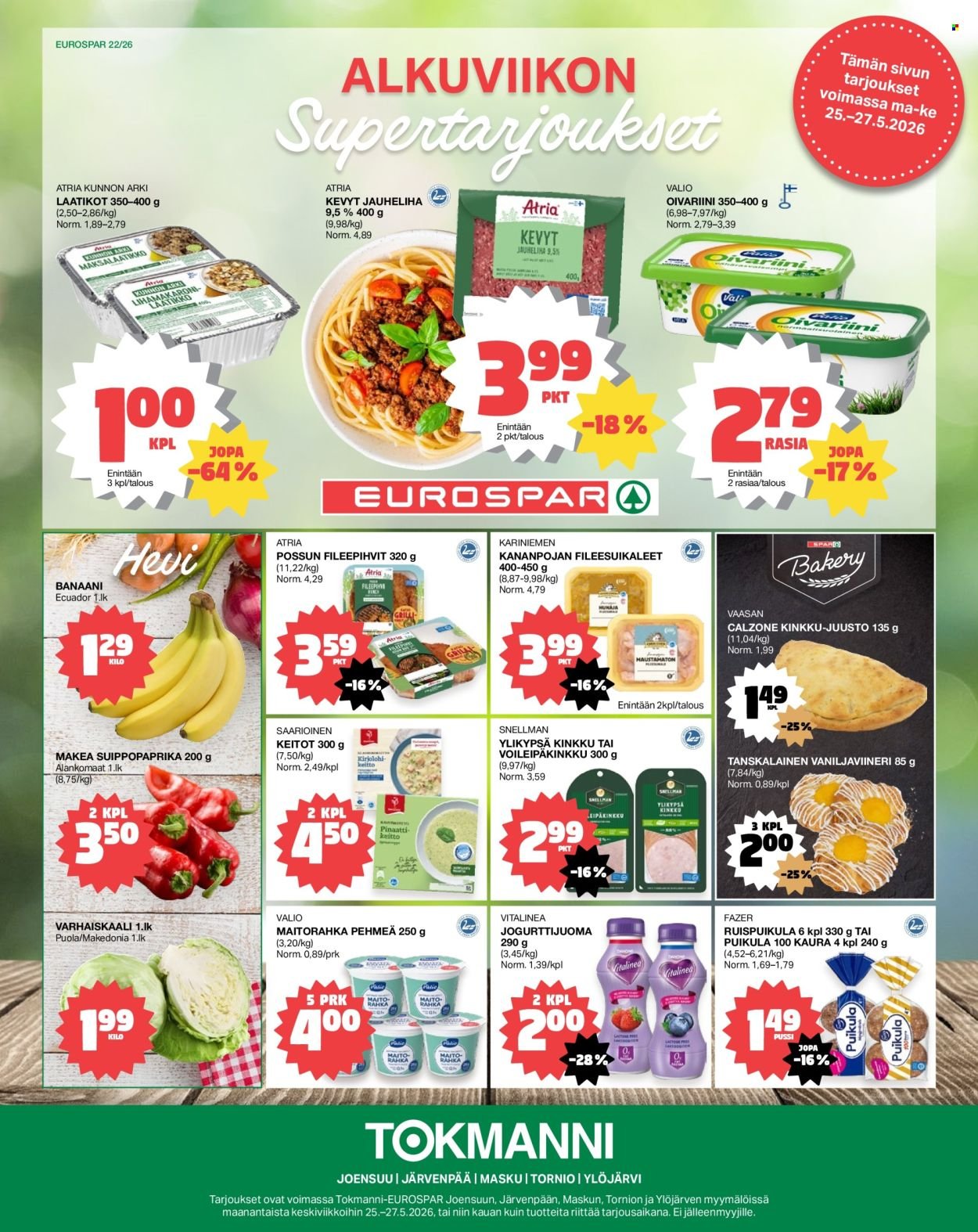 TOKMANNI tarjoukset - EUROSPAR