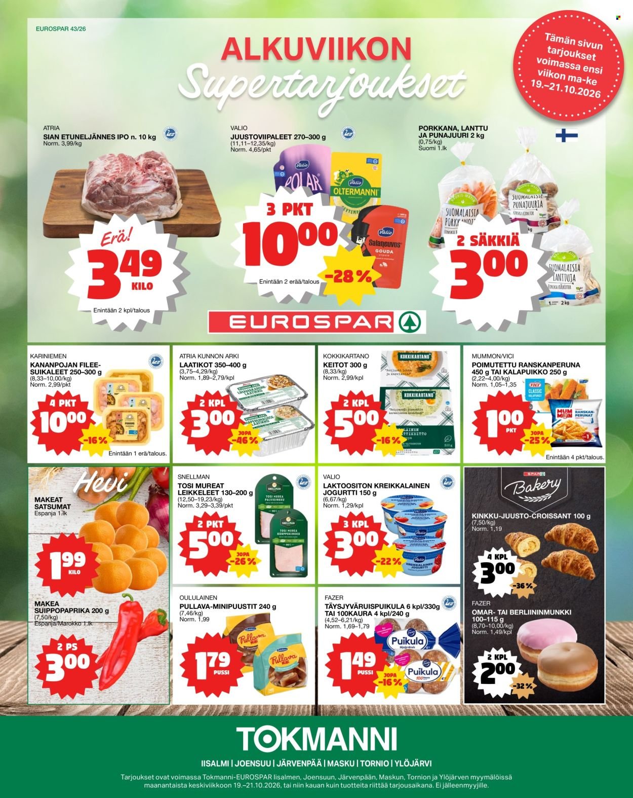 TOKMANNI tarjoukset - EUROSPAR