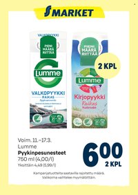 S-MARKET tarjoukset - Lumme