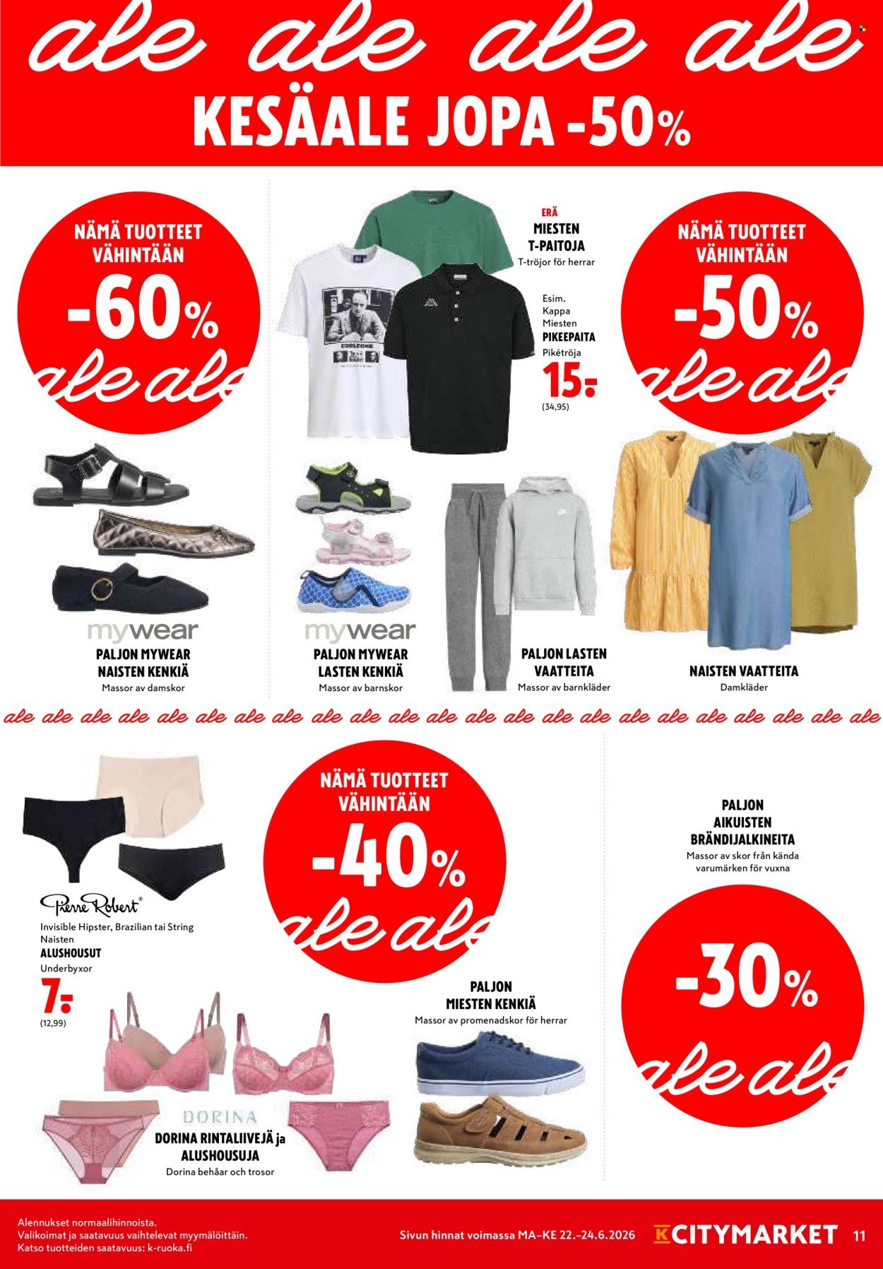 K-CITYMARKET tarjoukset - Alkaen MA 22.6.2026