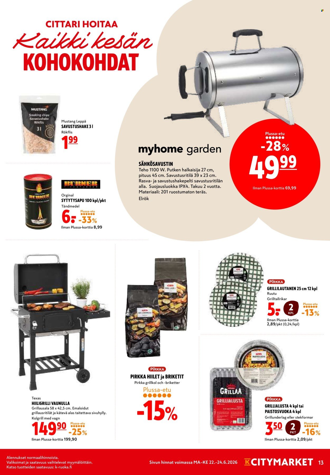 K-CITYMARKET tarjoukset - Alkaen MA 22.6.2026
