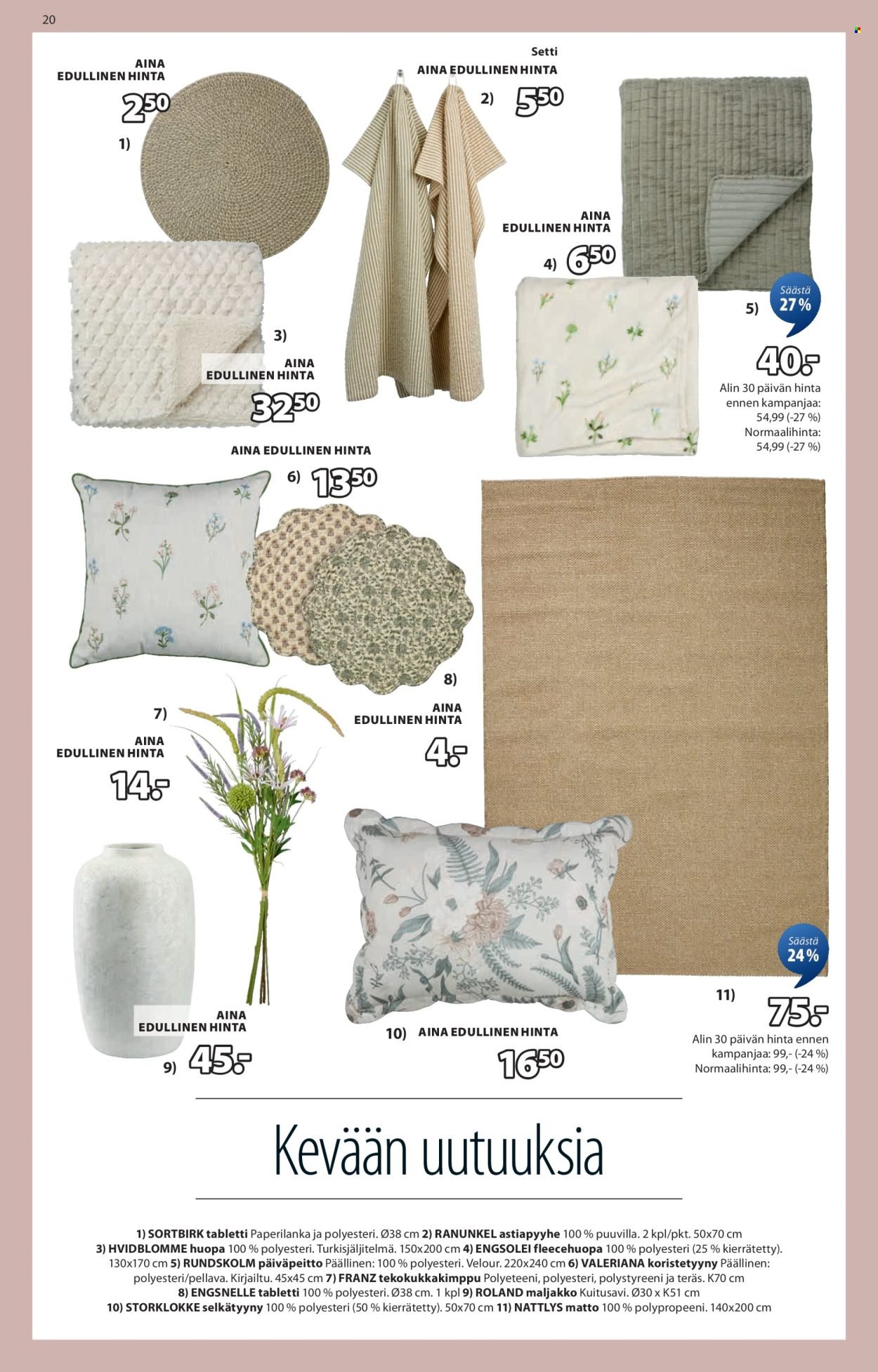 JYSK tarjoukset - Viikon tarjoukset