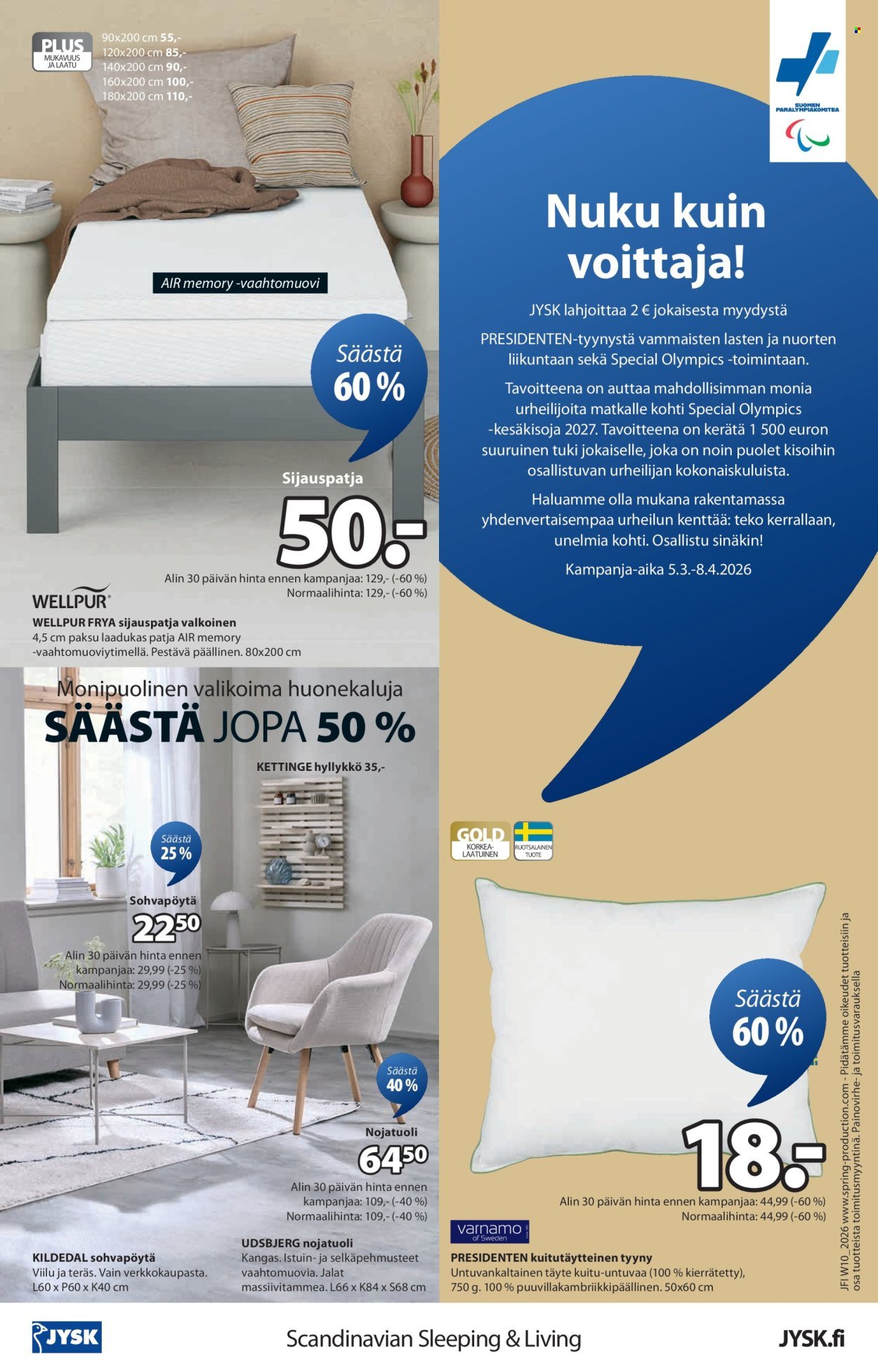 JYSK tarjoukset - Viikon tarjoukset