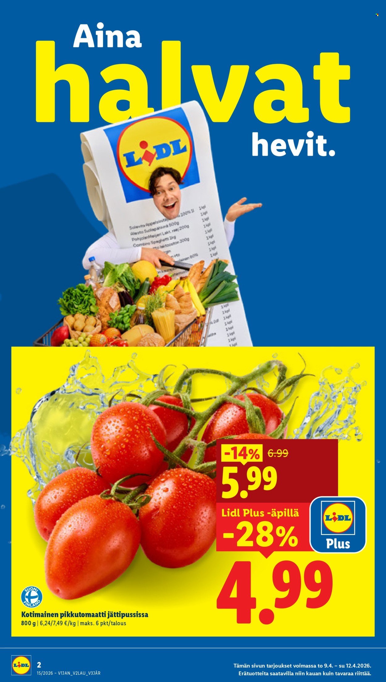 LIDL tarjoukset - Alkaen TO 9.4.2026