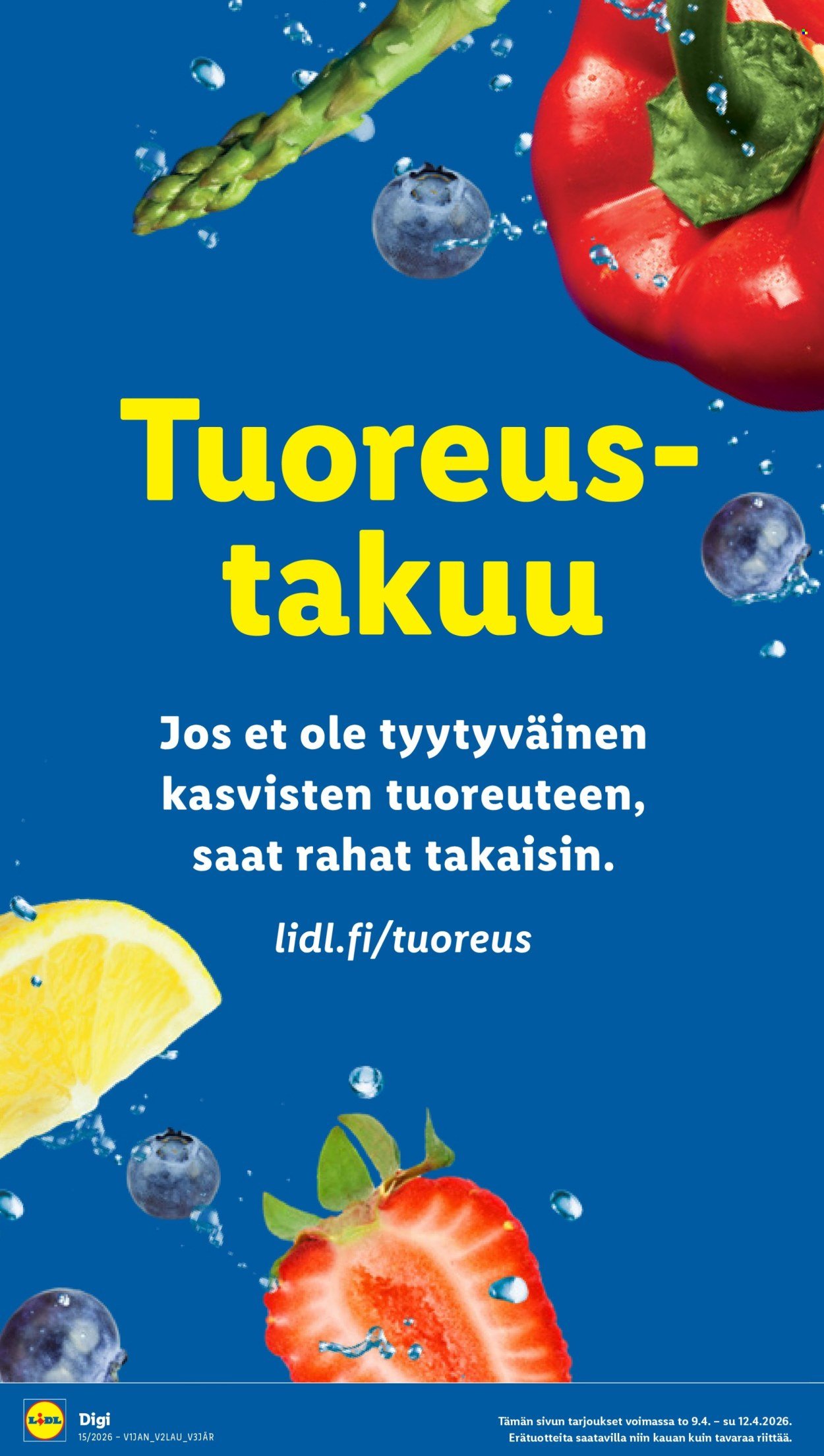 LIDL tarjoukset - Alkaen TO 9.4.2026