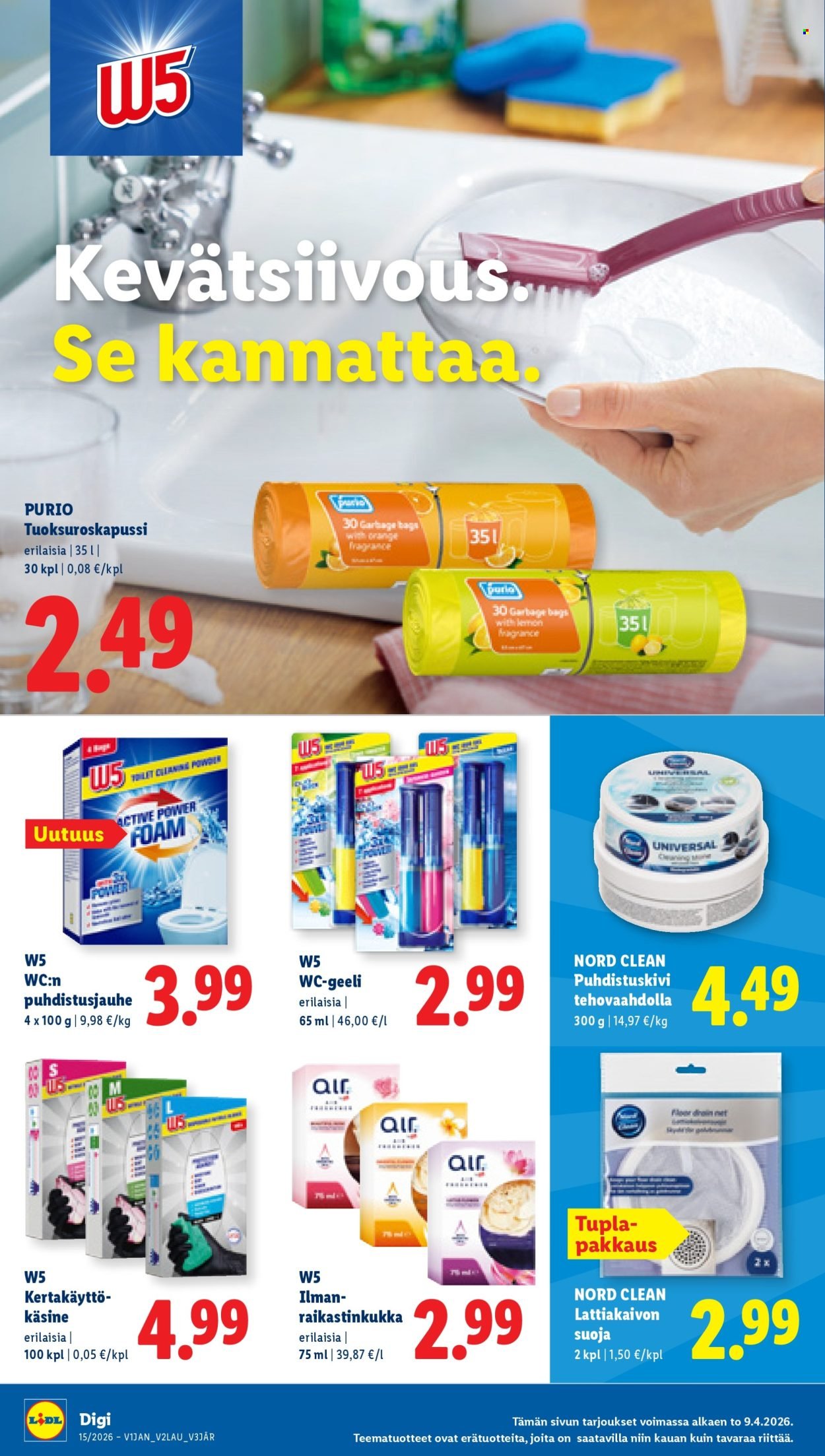 LIDL tarjoukset - Alkaen TO 9.4.2026