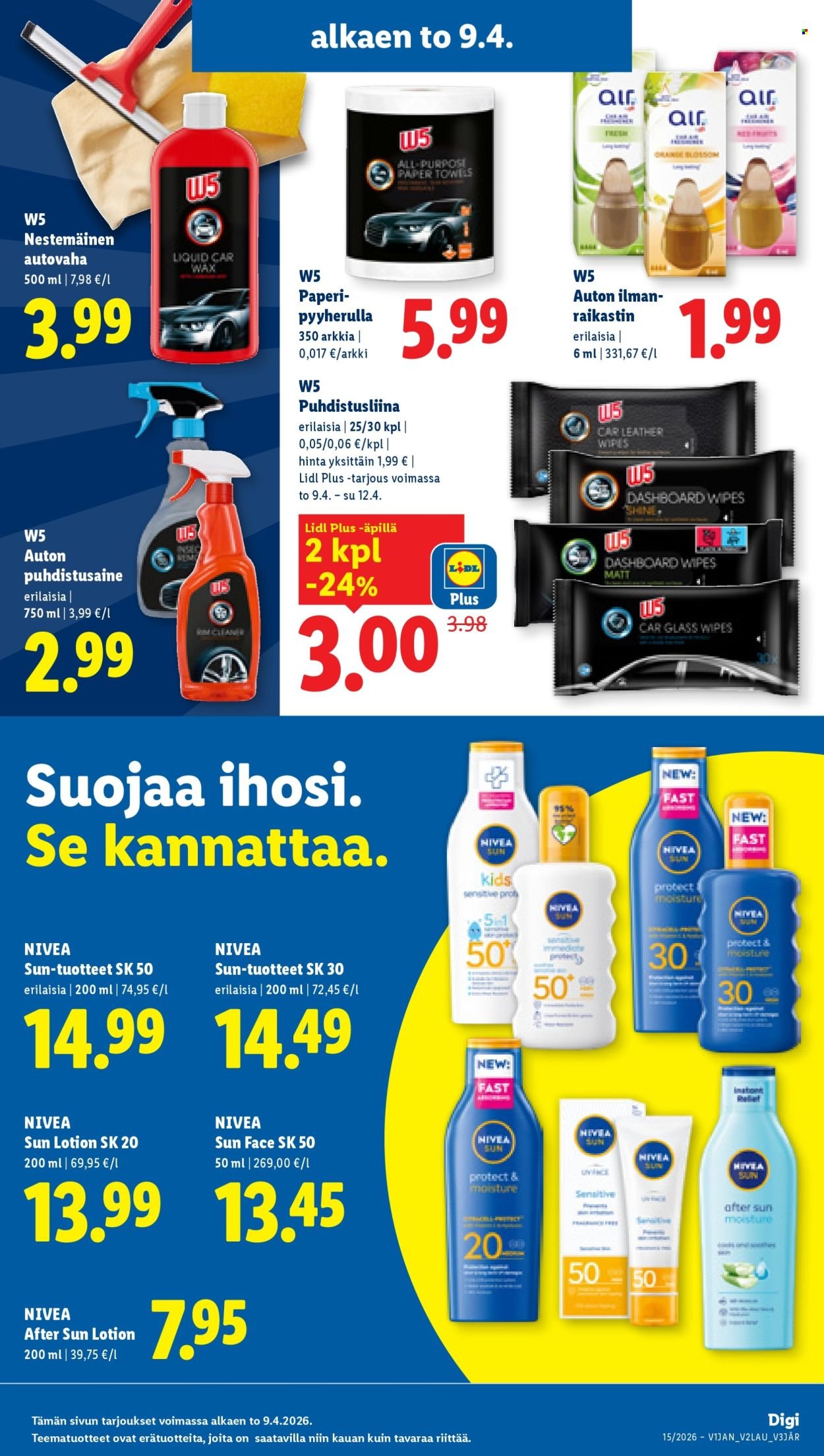LIDL tarjoukset - Alkaen TO 9.4.2026