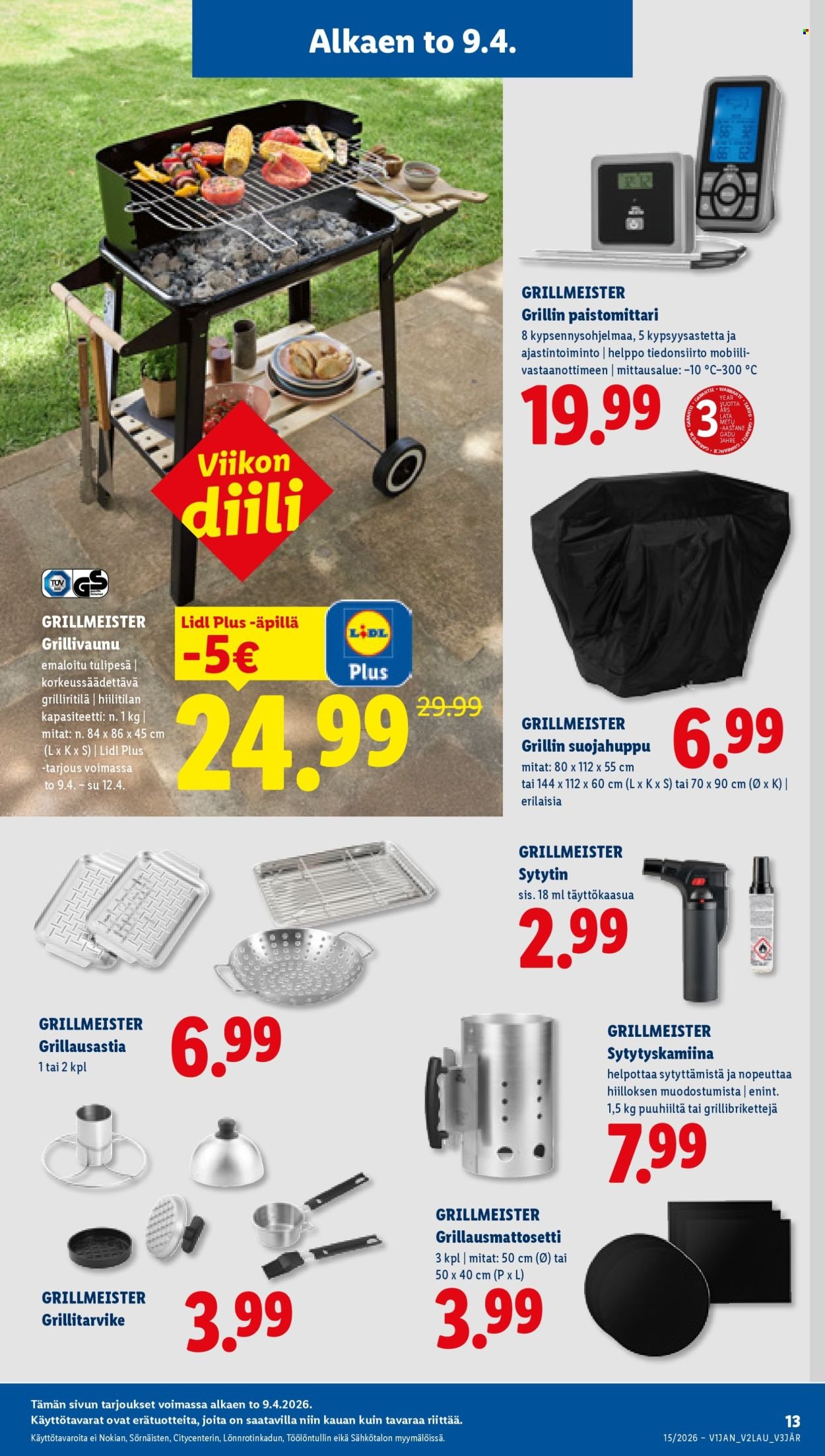 LIDL tarjoukset - Alkaen TO 9.4.2026